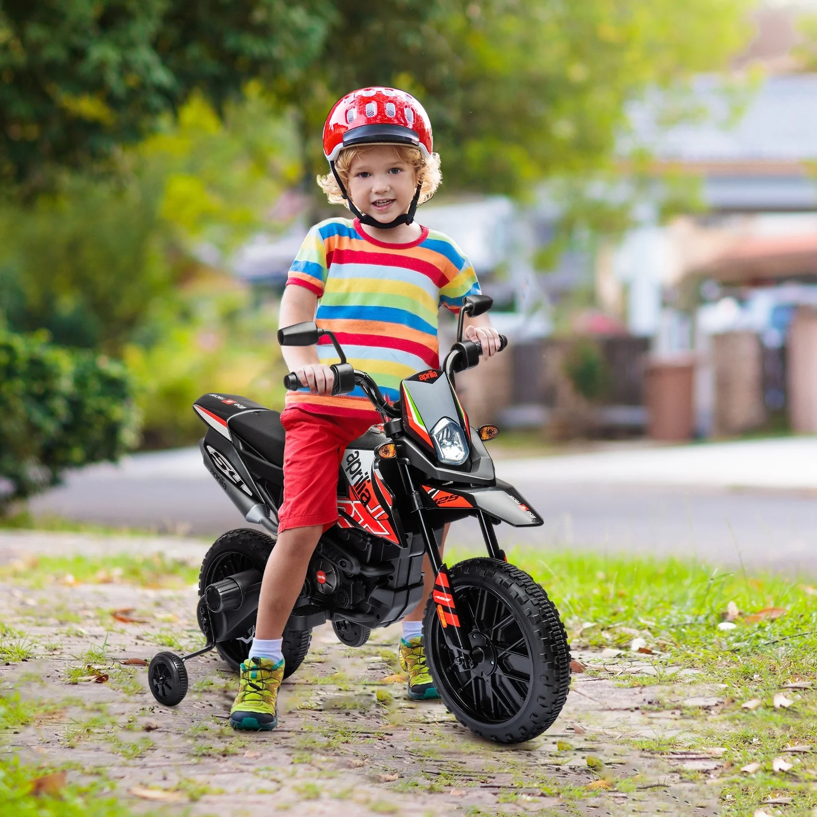 12V Licensed Aprilia Electric Motorcycle for Kids - Image 8