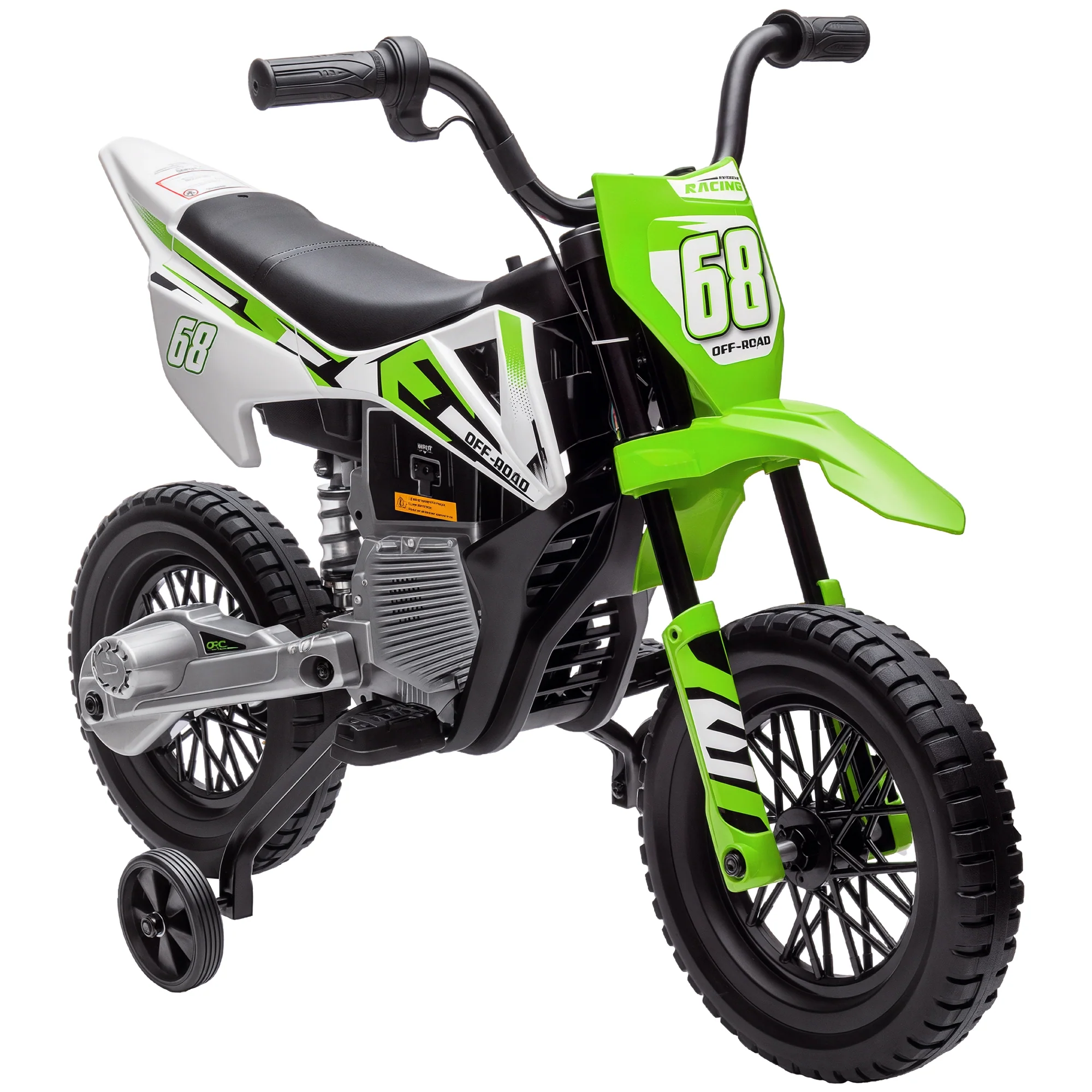 12V Kids Motorcycle with Twist Grip Throttle and Rear Suspension - Image 15