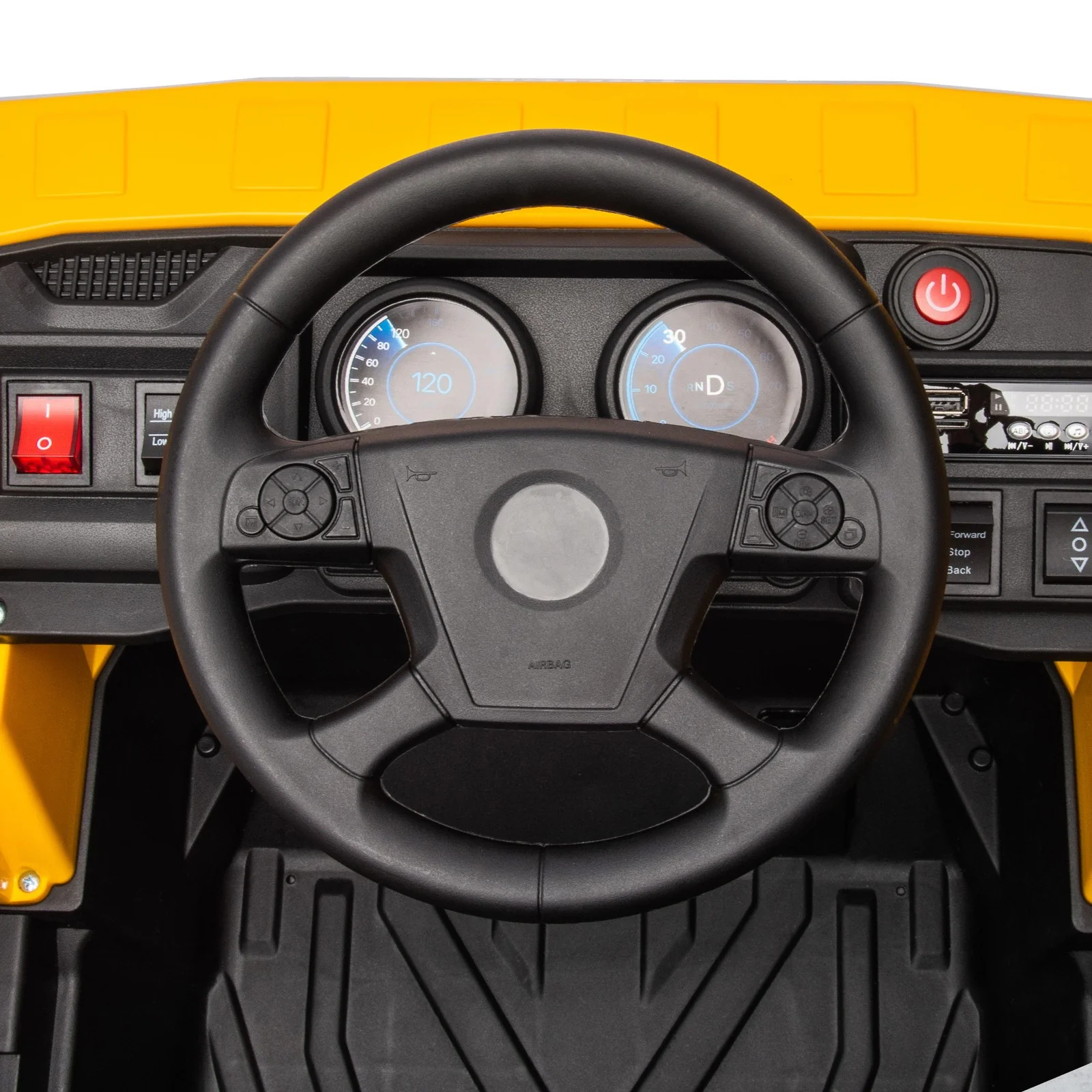 12V Electric Kids Ride-On Dump Truck with Functional Dump Bed and Shovel - Image 10
