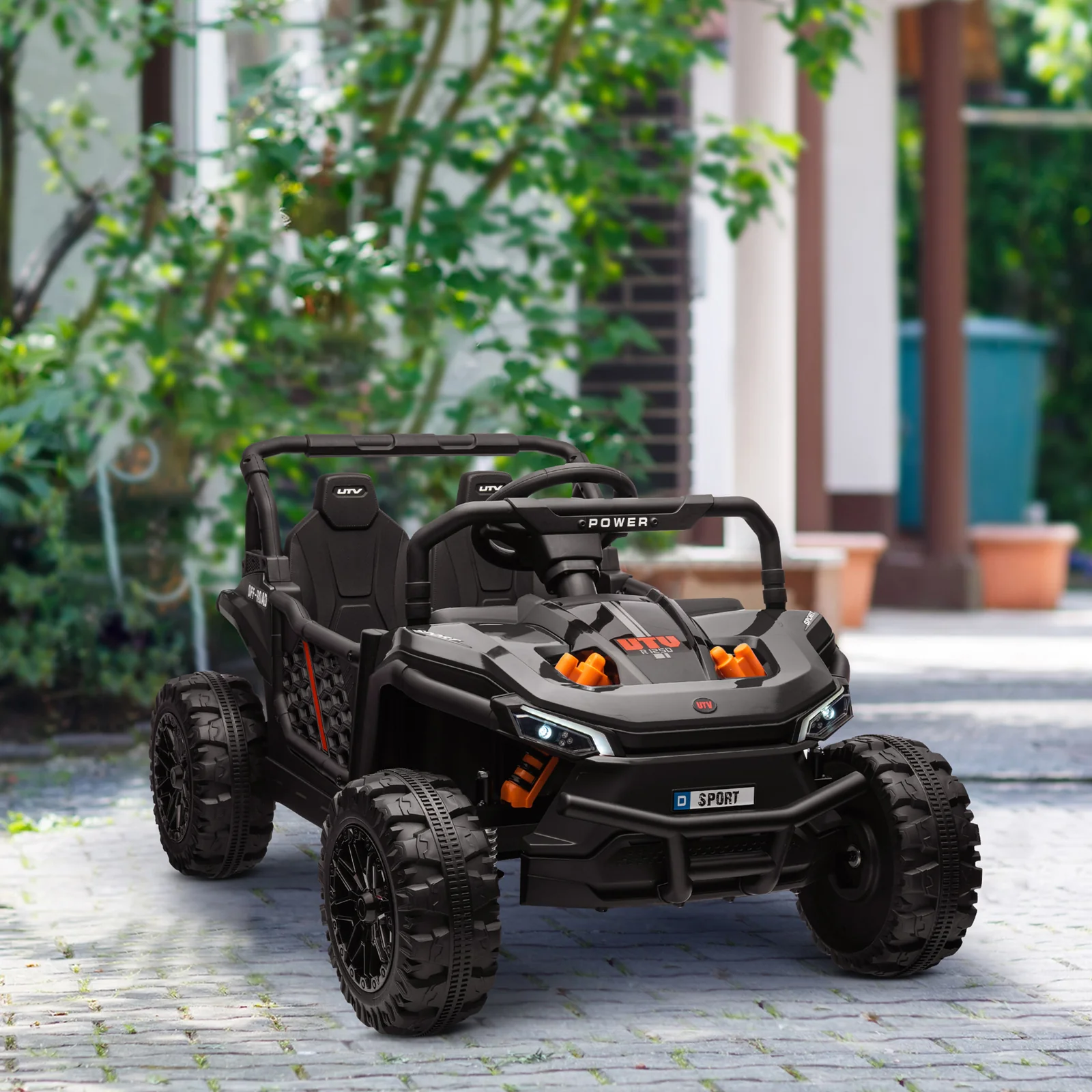 12V Battery-Powered Kids Off-Road UTV Ride-On Truck with 3.7 MPH Speed - Image 8