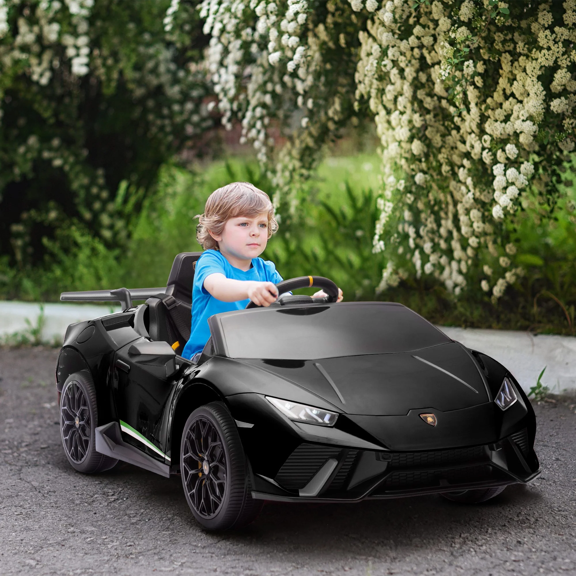 12V Licensed Lamborghini Huracan Electric Ride-On Car for Kids Ages 3-6 - Image 13