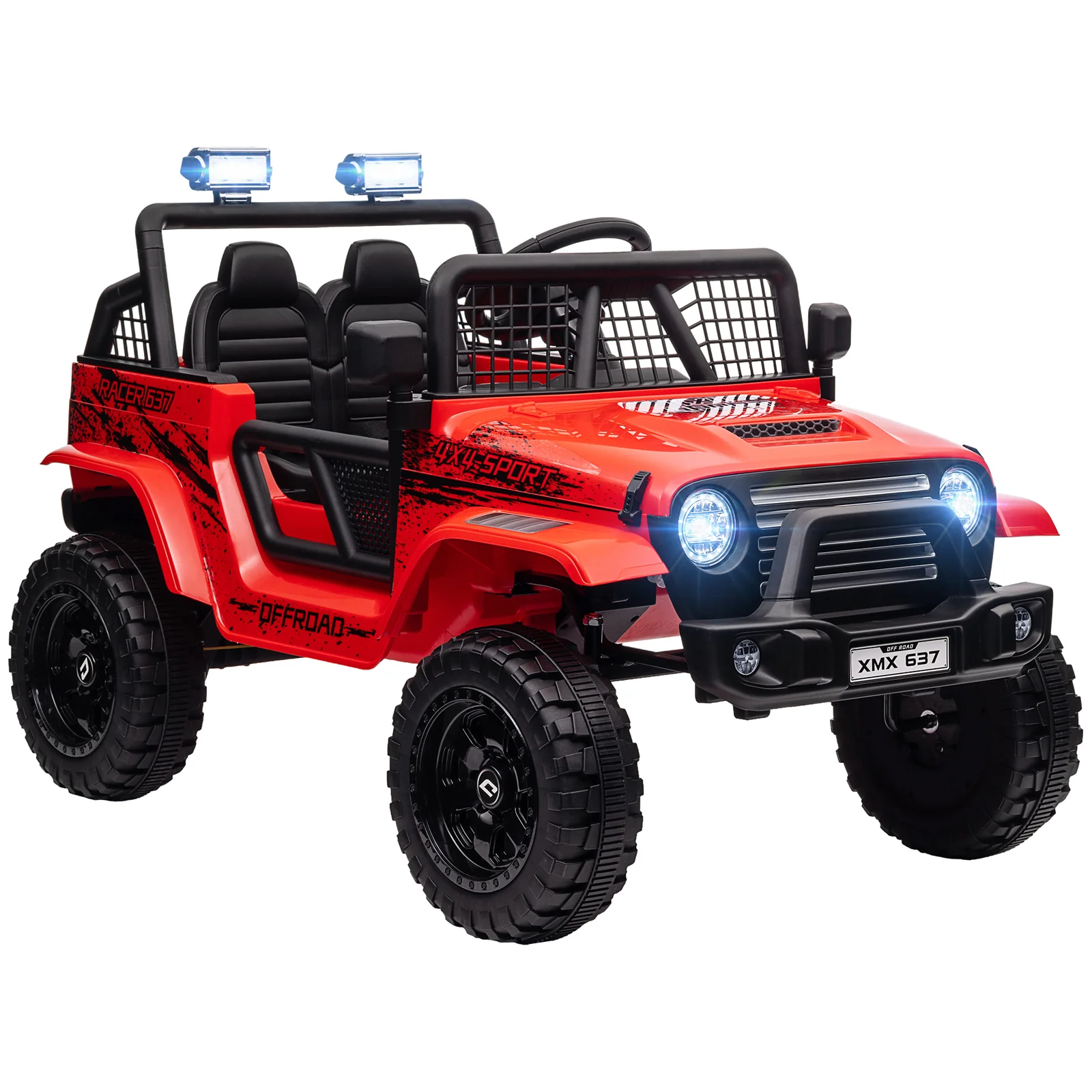 12V Battery-Powered Kids Electric Ride-On Truck with Parent Remote Control