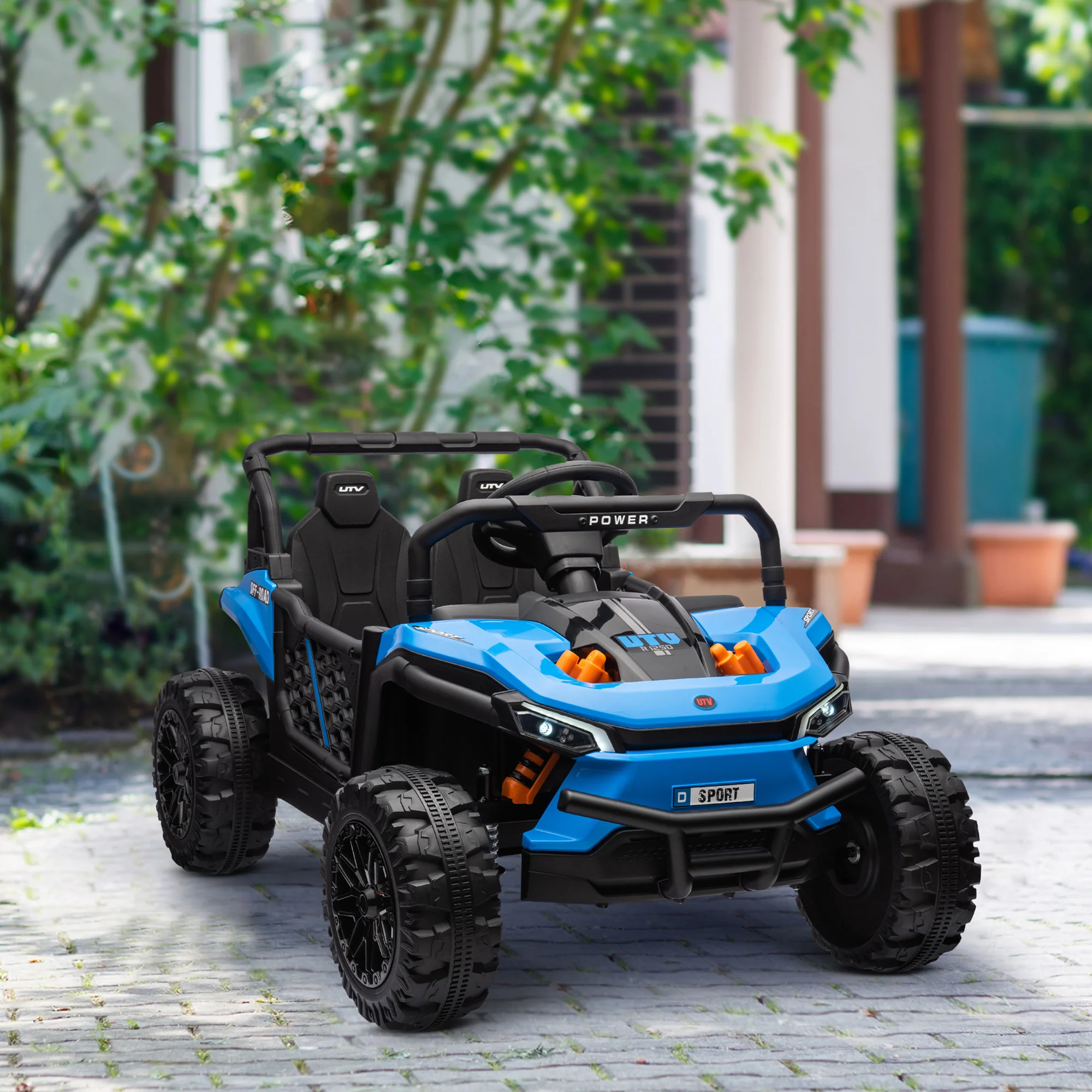 12V Ride-On UTV Truck Toy with 4-Wheel Suspension and Remote Control - Image 21