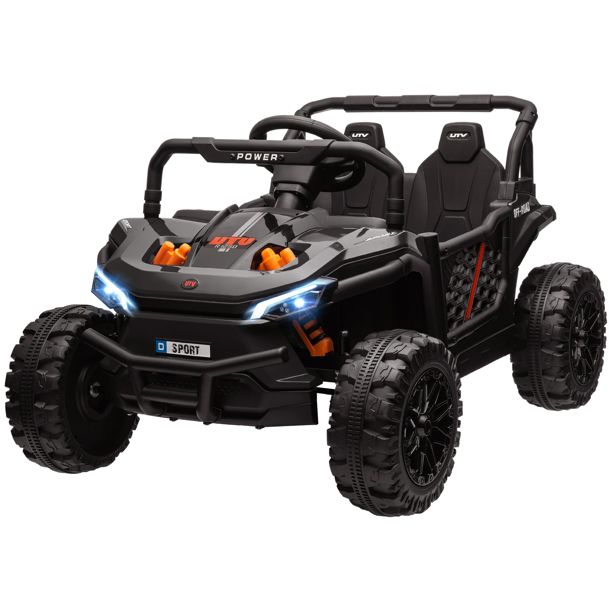 12V Ride-On UTV Truck Toy with 4-Wheel Suspension and Remote Control - Image 27