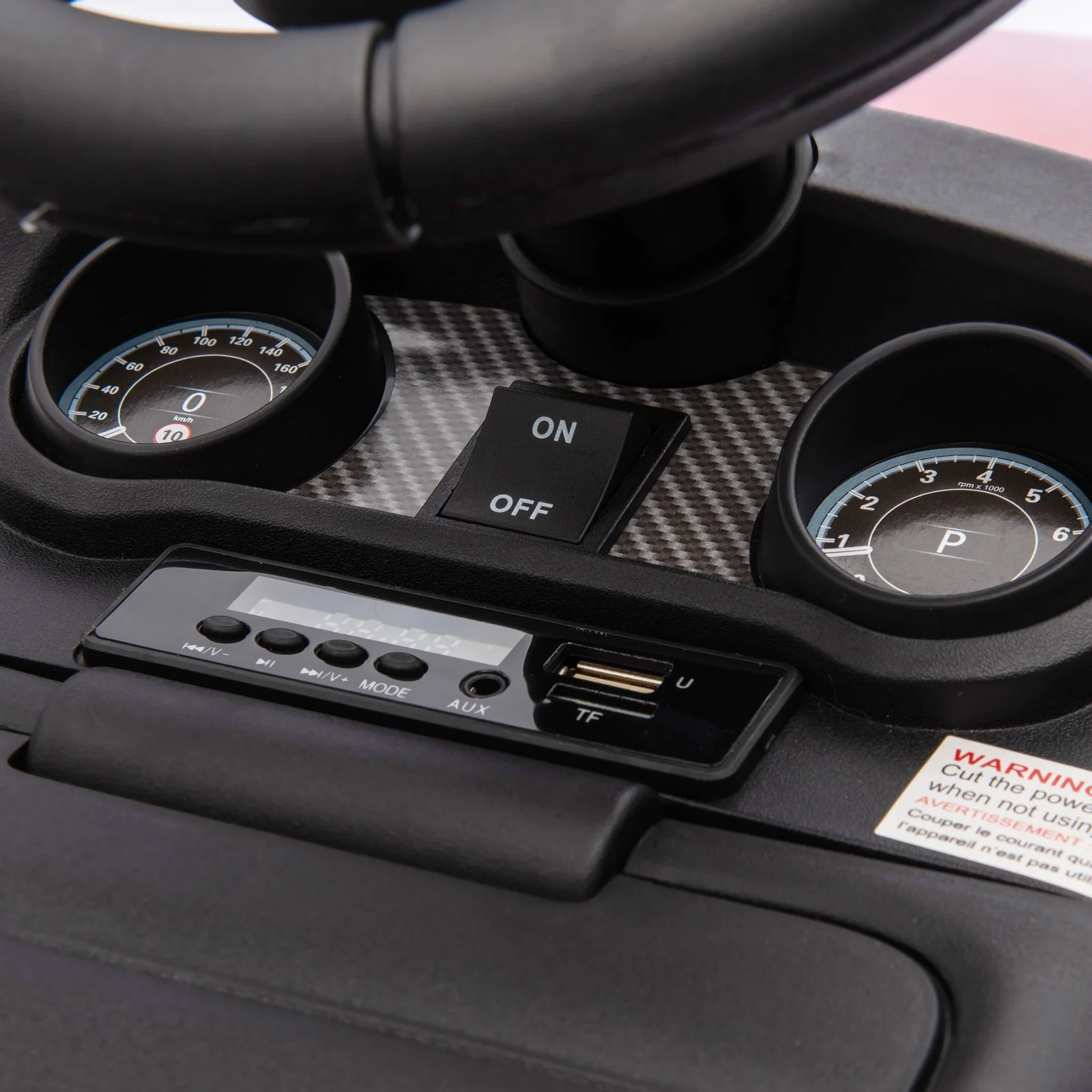 2-in-1 Licensed Land Rover 6V Red Ride-On Sliding Car - Image 11