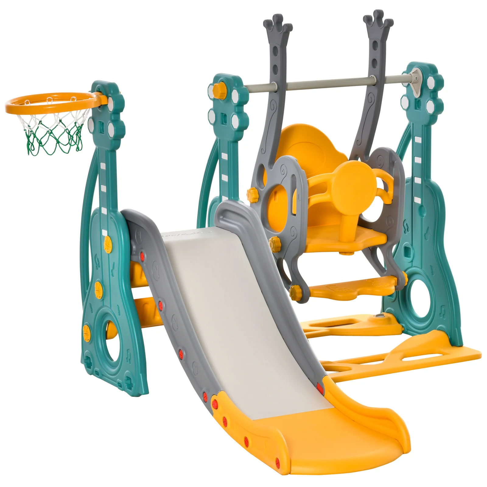 3-in-1 Toddler Swing, Slide & Climber Playset with Enhanced Safety - Image 10