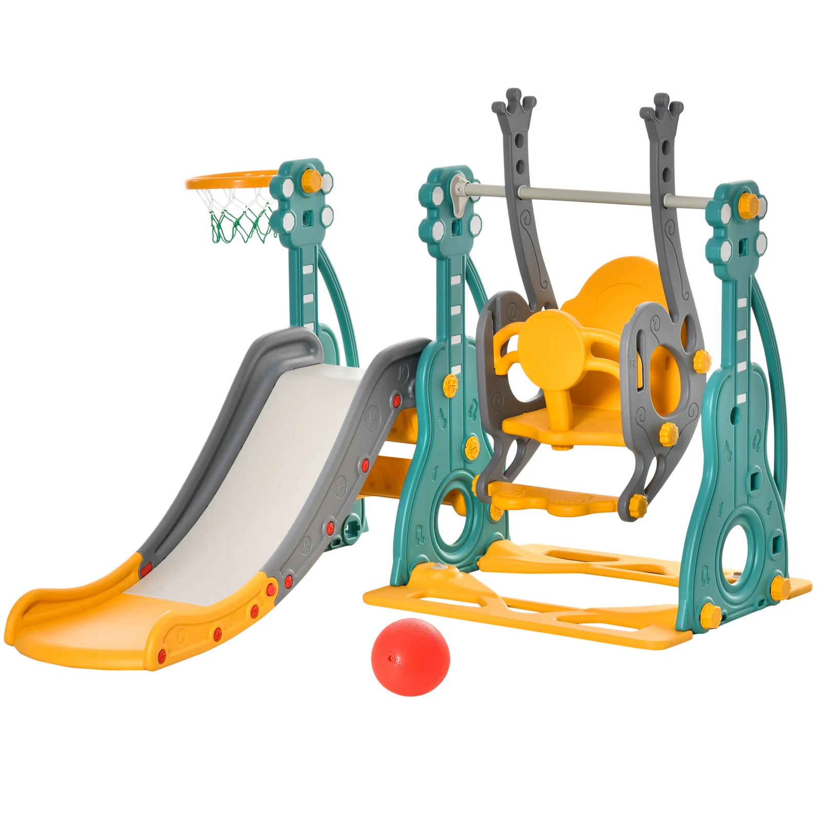 3-in-1 Toddler Swing, Slide & Climber Playset with Enhanced Safety - Image 11