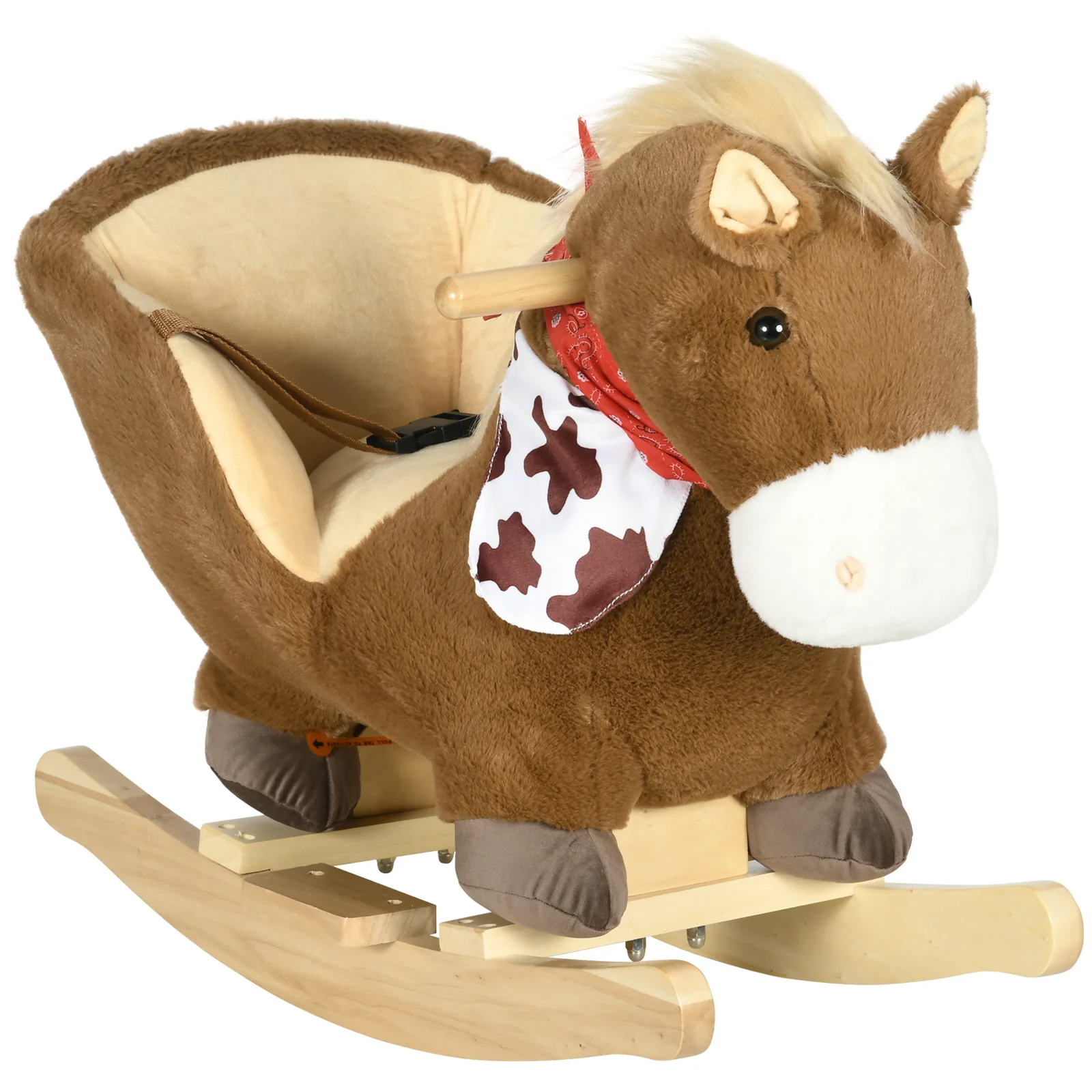 Deluxe Baby Rocking Horse with Realistic Animal Sounds - Image 11