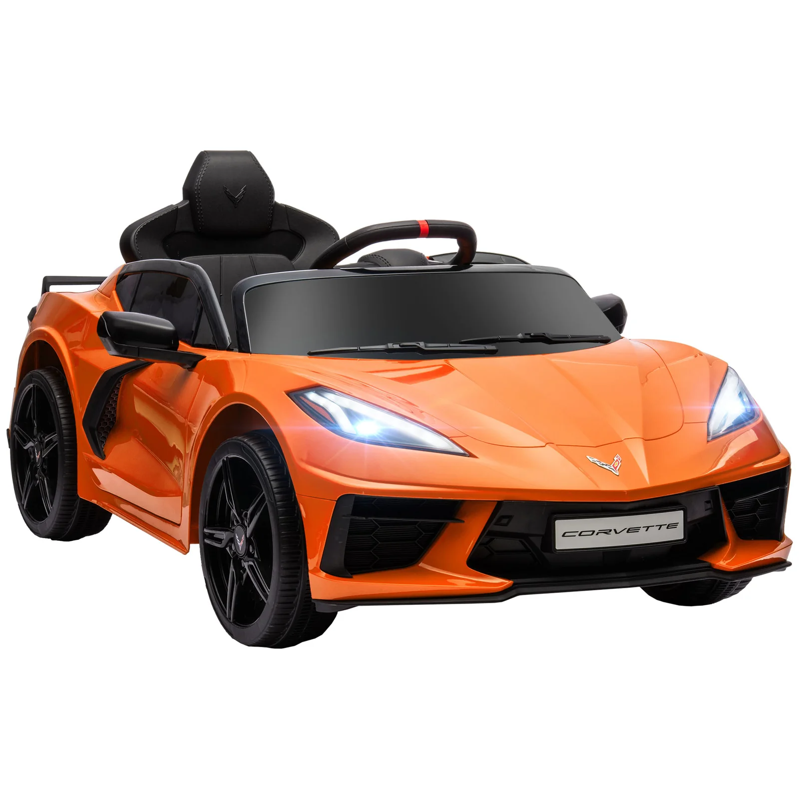 12V Licensed Chevrolet Corvette Electric Ride-On Car for Kids with Parental Remote Control - Image 11