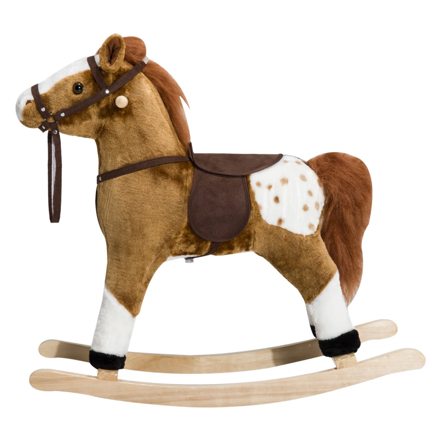 Deluxe Kids Rocking Pony Ride-On Toy for Toddlers Girls - Image 3