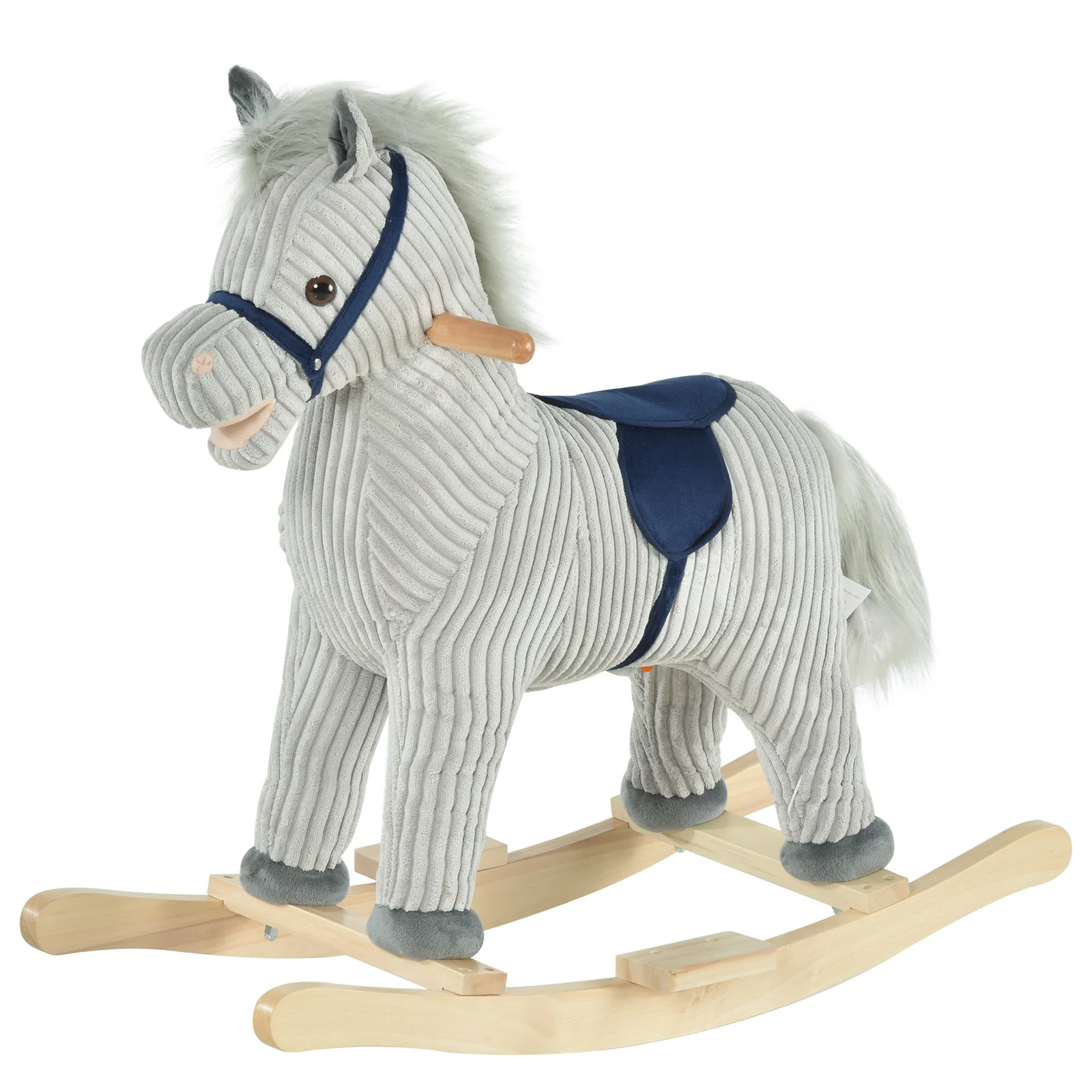 Deluxe Wooden Rocking Horse for Toddlers Ages 3-5 - Image 11
