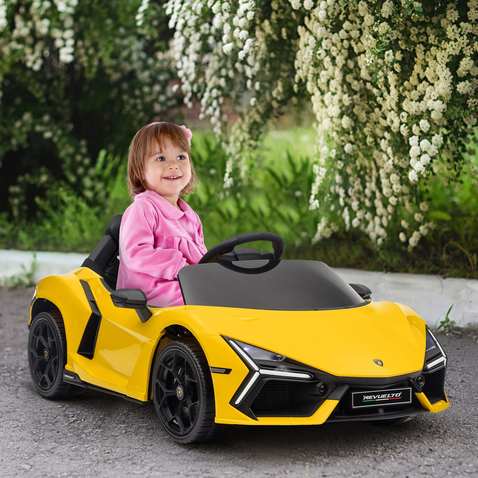 Licensed 12V Lamborghini Revuelto Kids Electric Battery-Powered Ride-On Car - Image 8