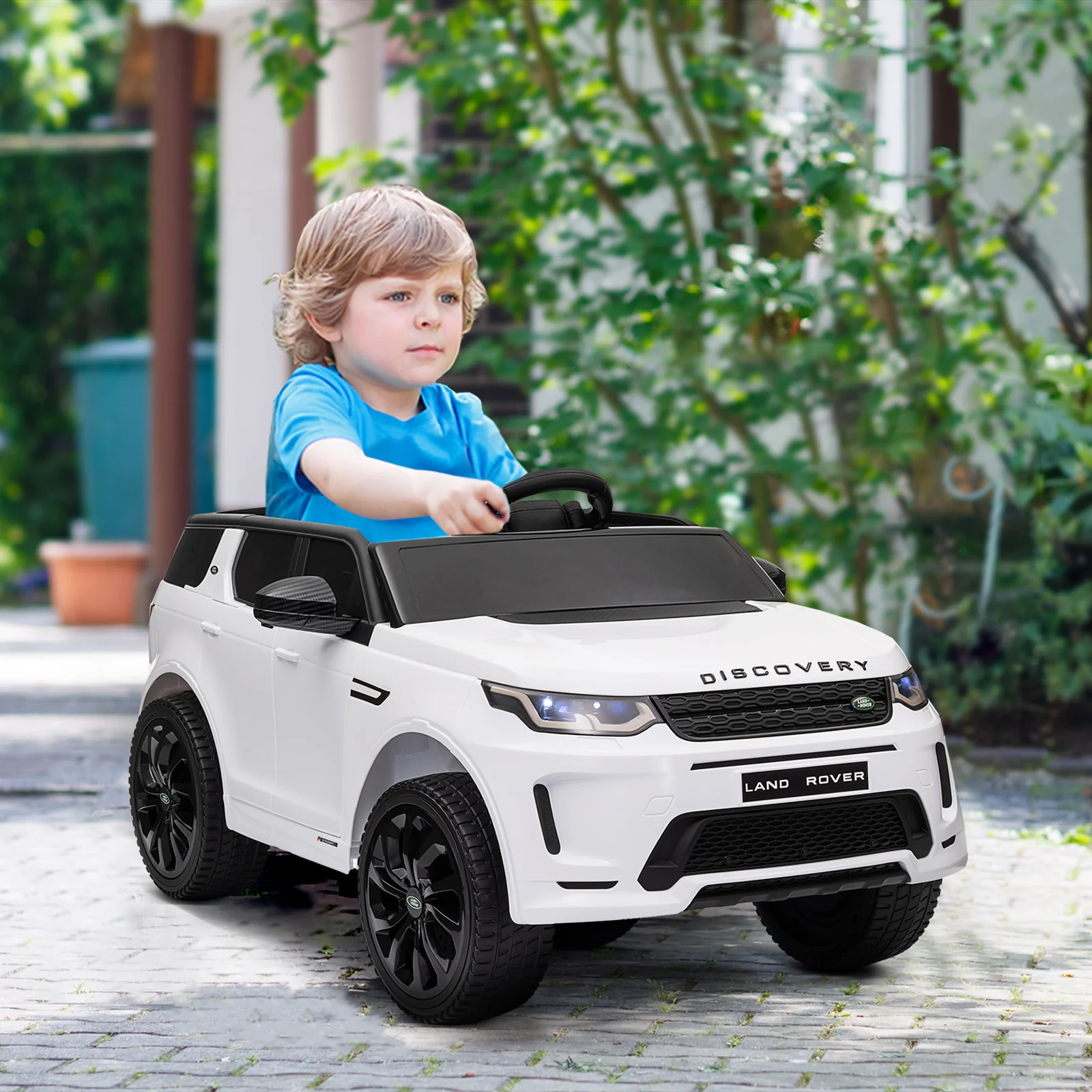 Licensed 12V Land Rover Discovery Sport Kids Battery-Powered Ride-On Car - Image 8