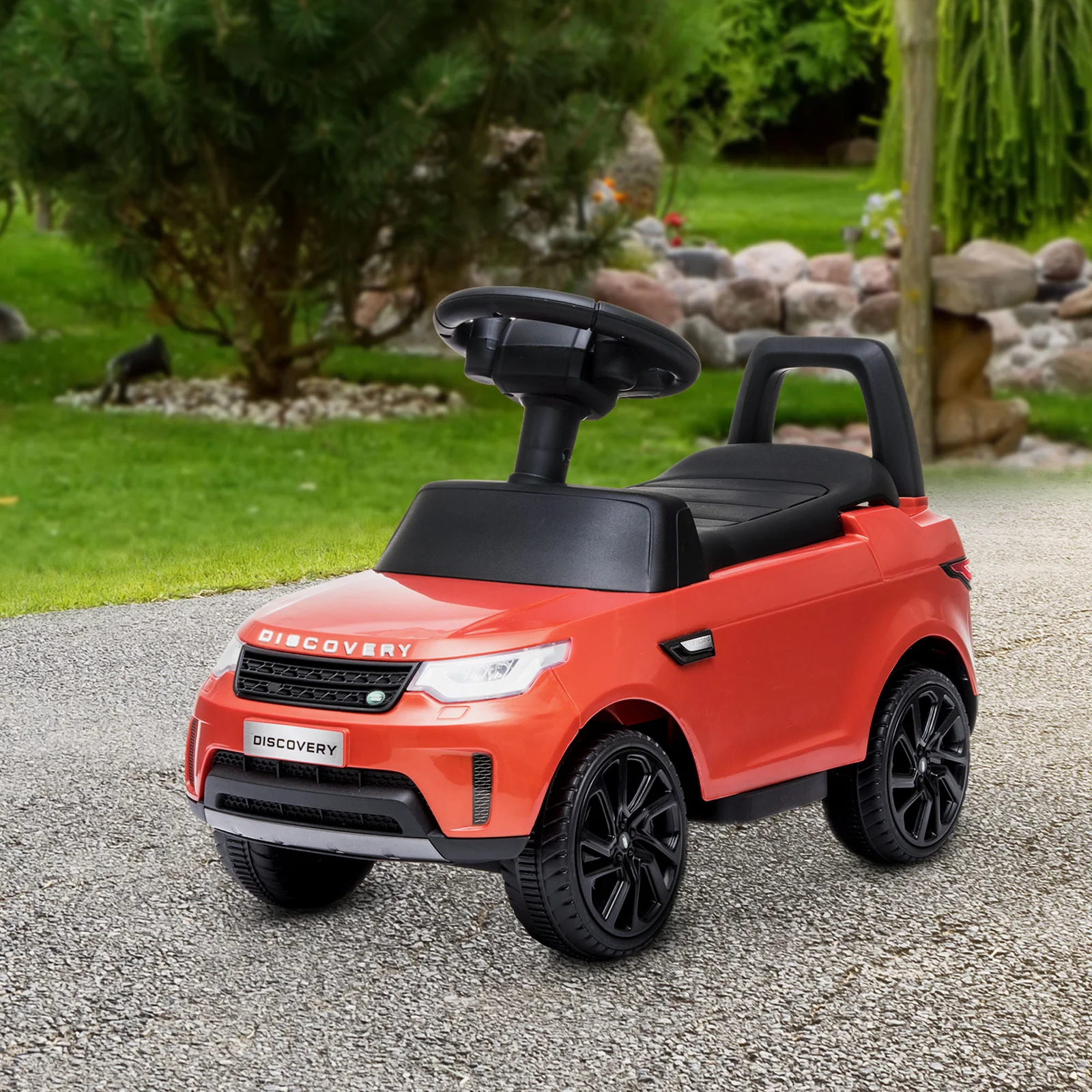 Licensed 6V 2-in-1 Ride-On and Push Sliding Battery-Powered Car - Image 6