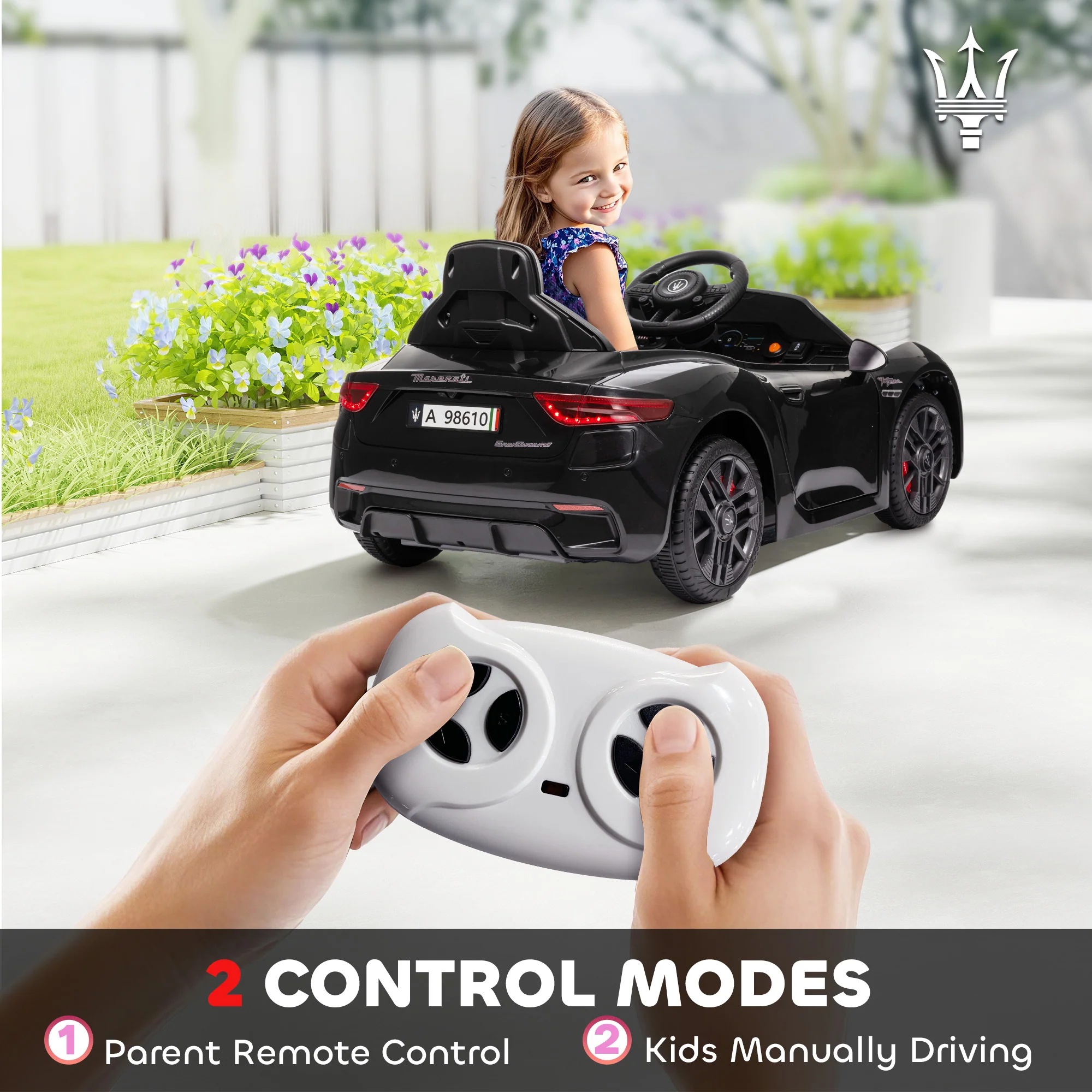 Licensed 12V Kids Electric Maserati Gran Turismo Ride-On Car - Image 18