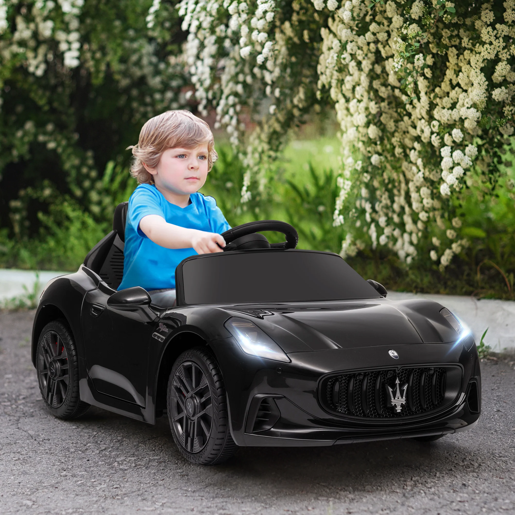 Licensed 12V Kids Electric Maserati Gran Turismo Ride-On Car - Image 21