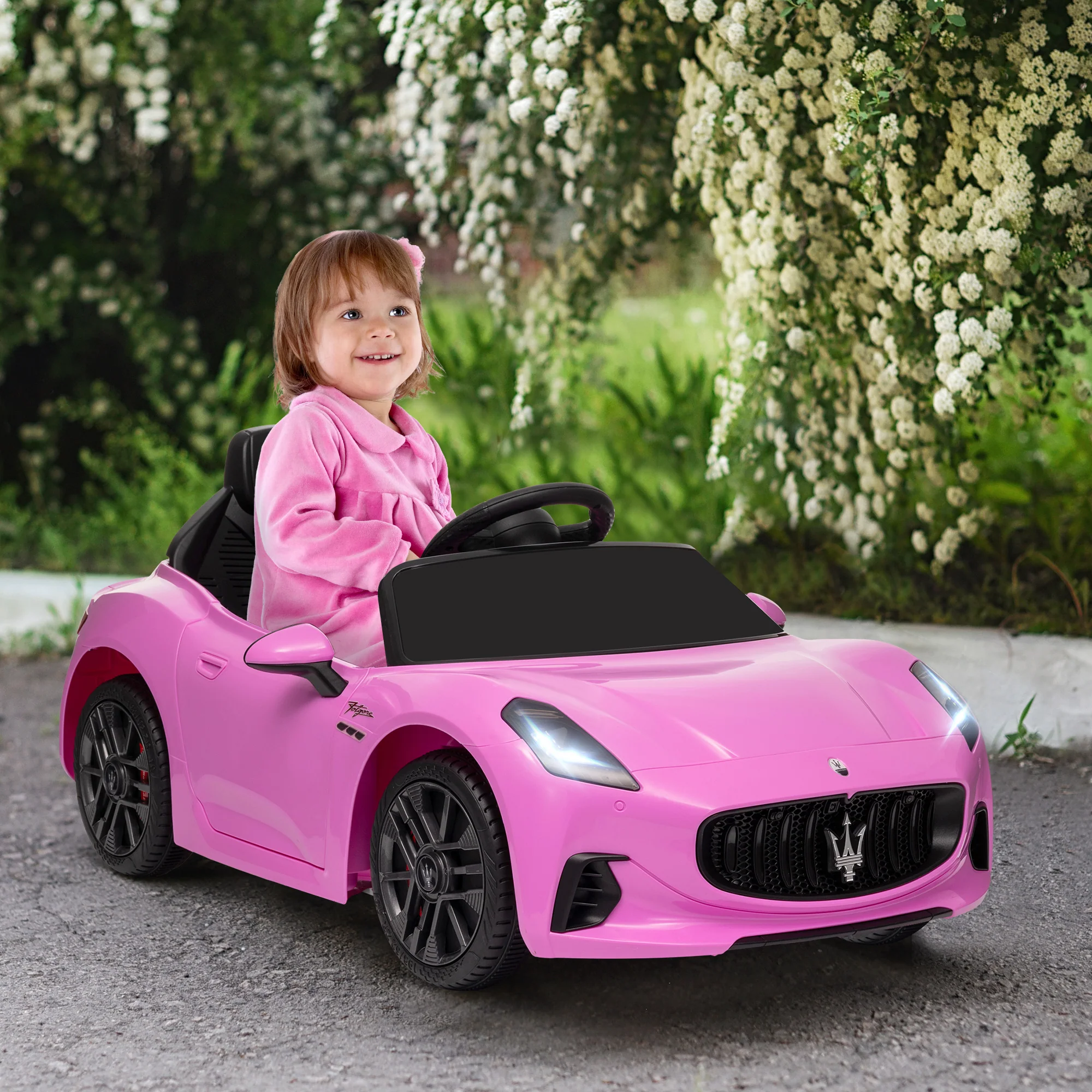 Licensed 12V Kids Electric Maserati Gran Turismo Ride-On Car - Image 9