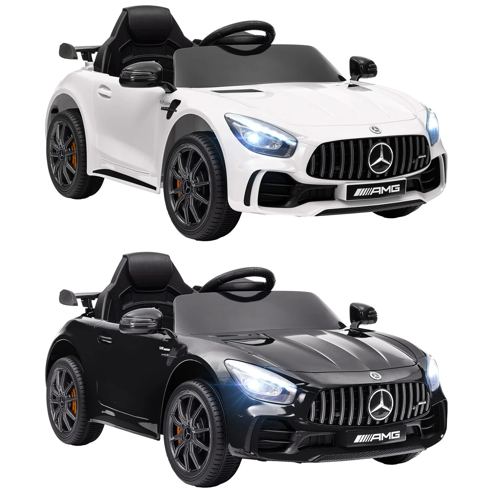 Licensed 12V Mercedes-Benz AMG GTR Kids Ride-On Car with Remote Control - Image 12