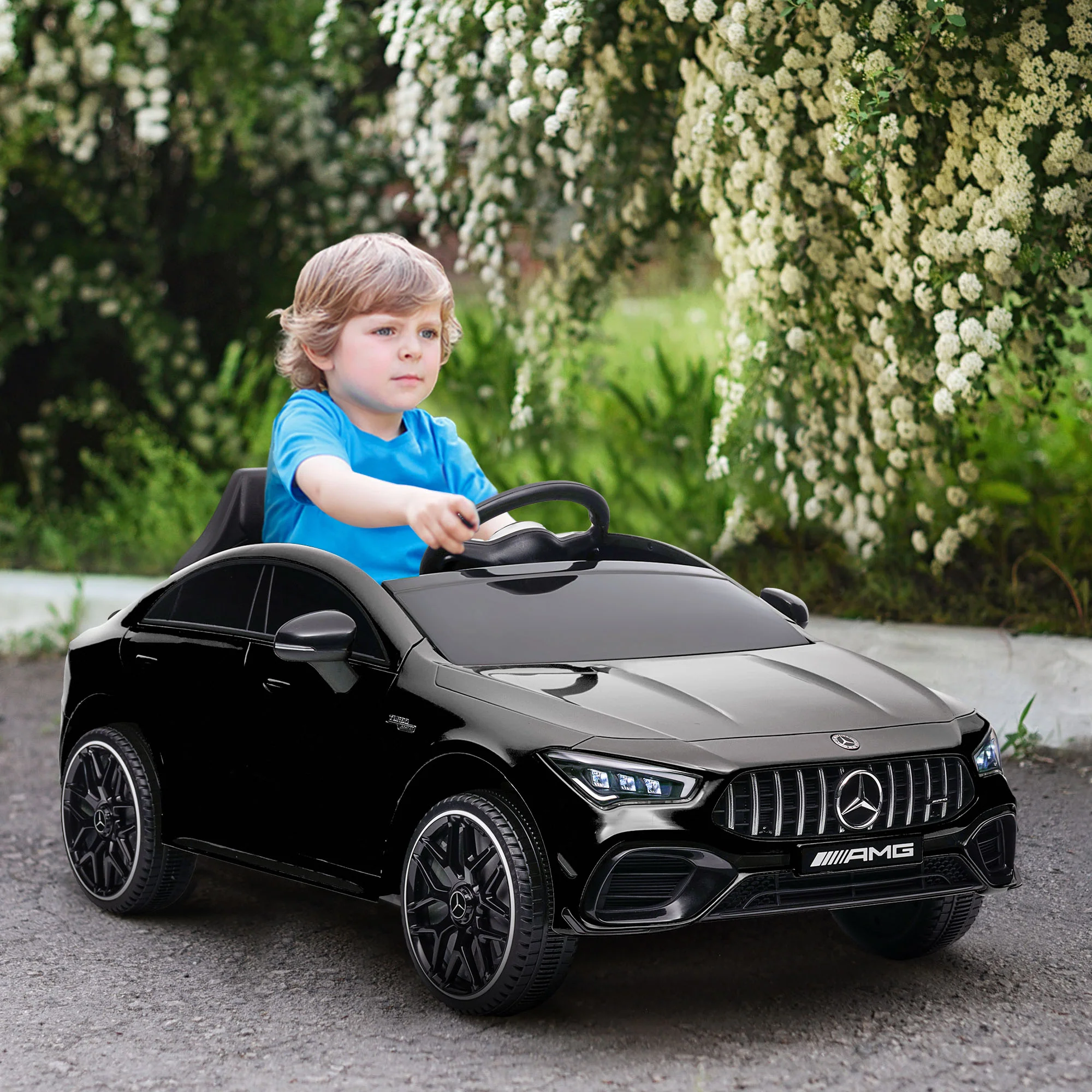 Licensed Mercedes AMG 12V Electric Ride-On Car for Kids with Remote Control - Image 21