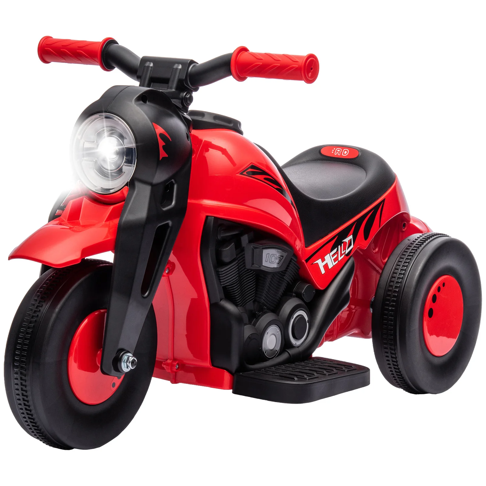 6V Electric Ride-On Bubble Car for Kids, 3-Wheeled Motorcycle, 2 MPH Speed - Image 9