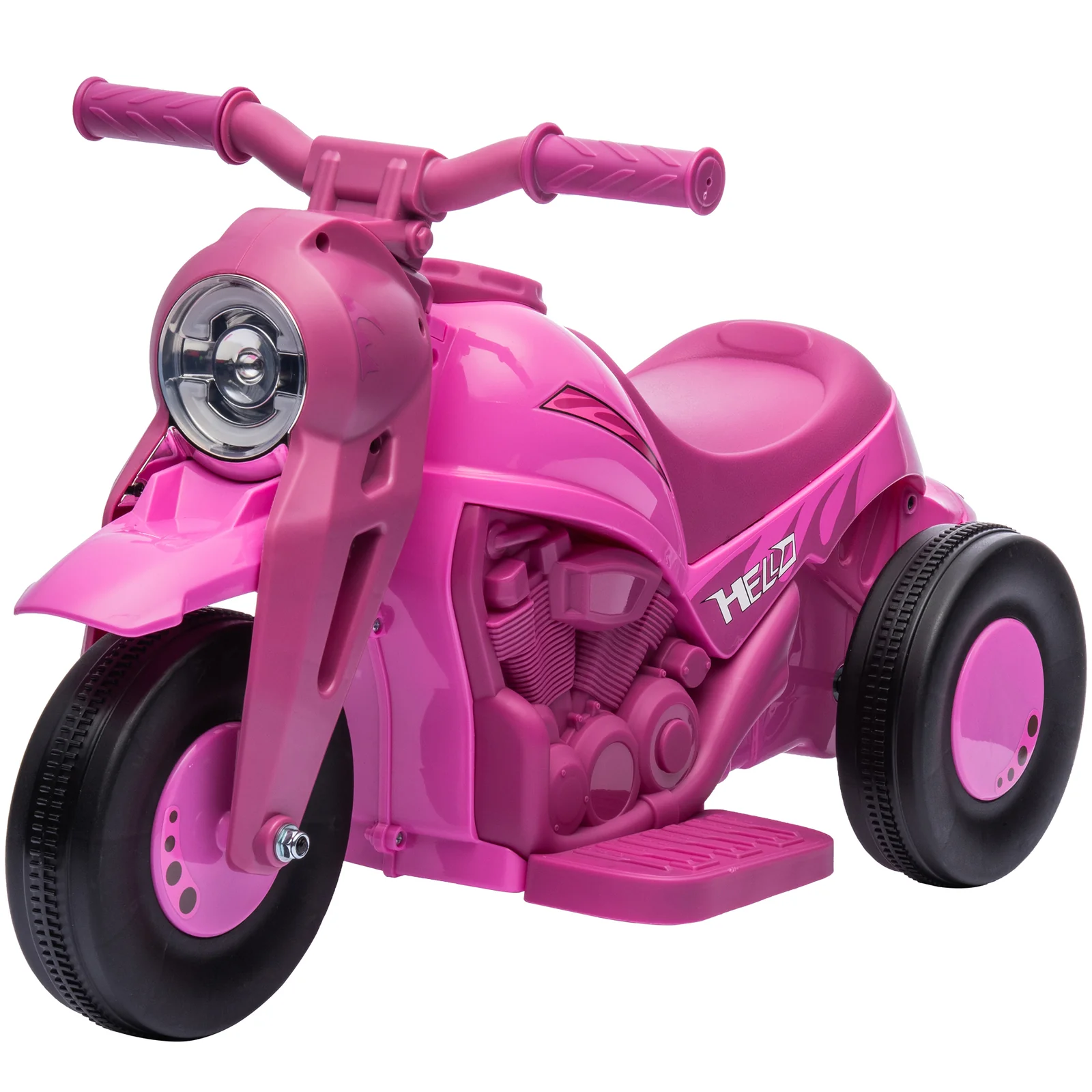 6V Electric Ride-On Bubble Car for Kids, 3-Wheeled Motorcycle with 2 MPH Speed - Image 10