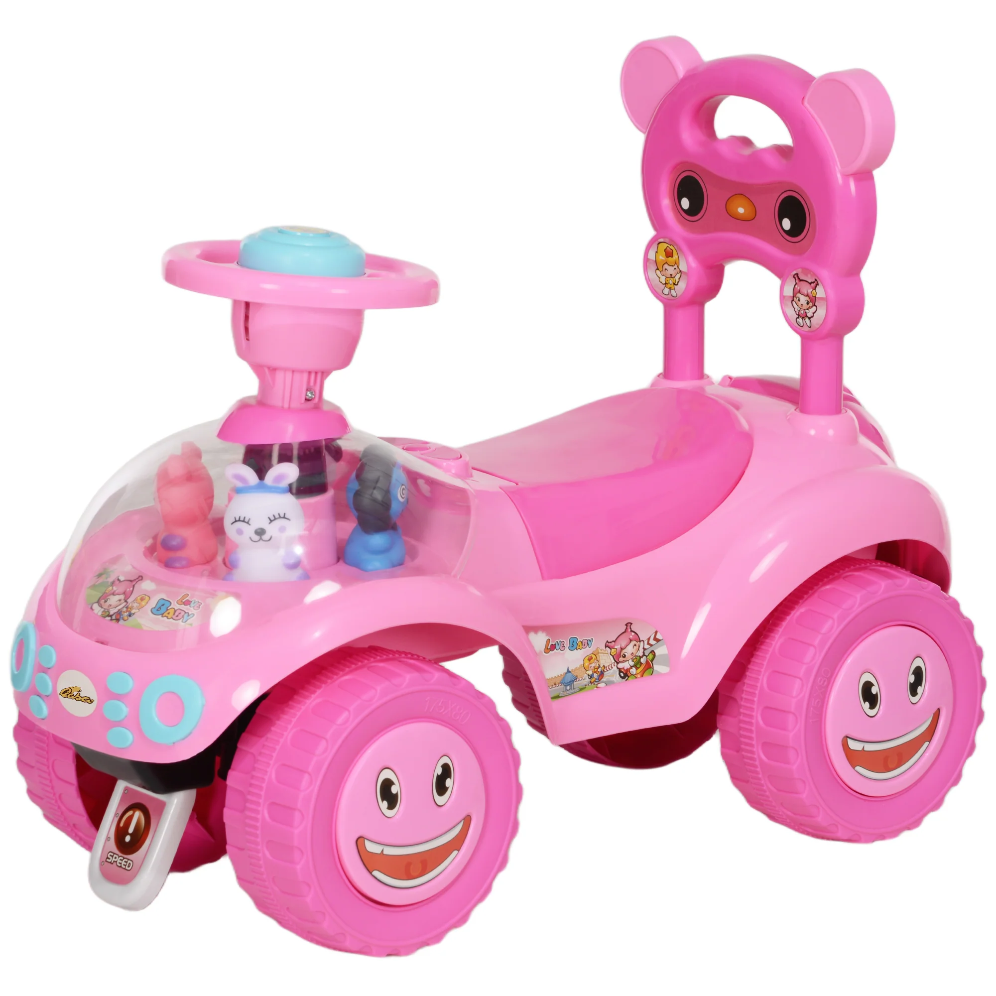 Toddler Push Car with Foot-to-Floor Sliding for Kids - Image 4