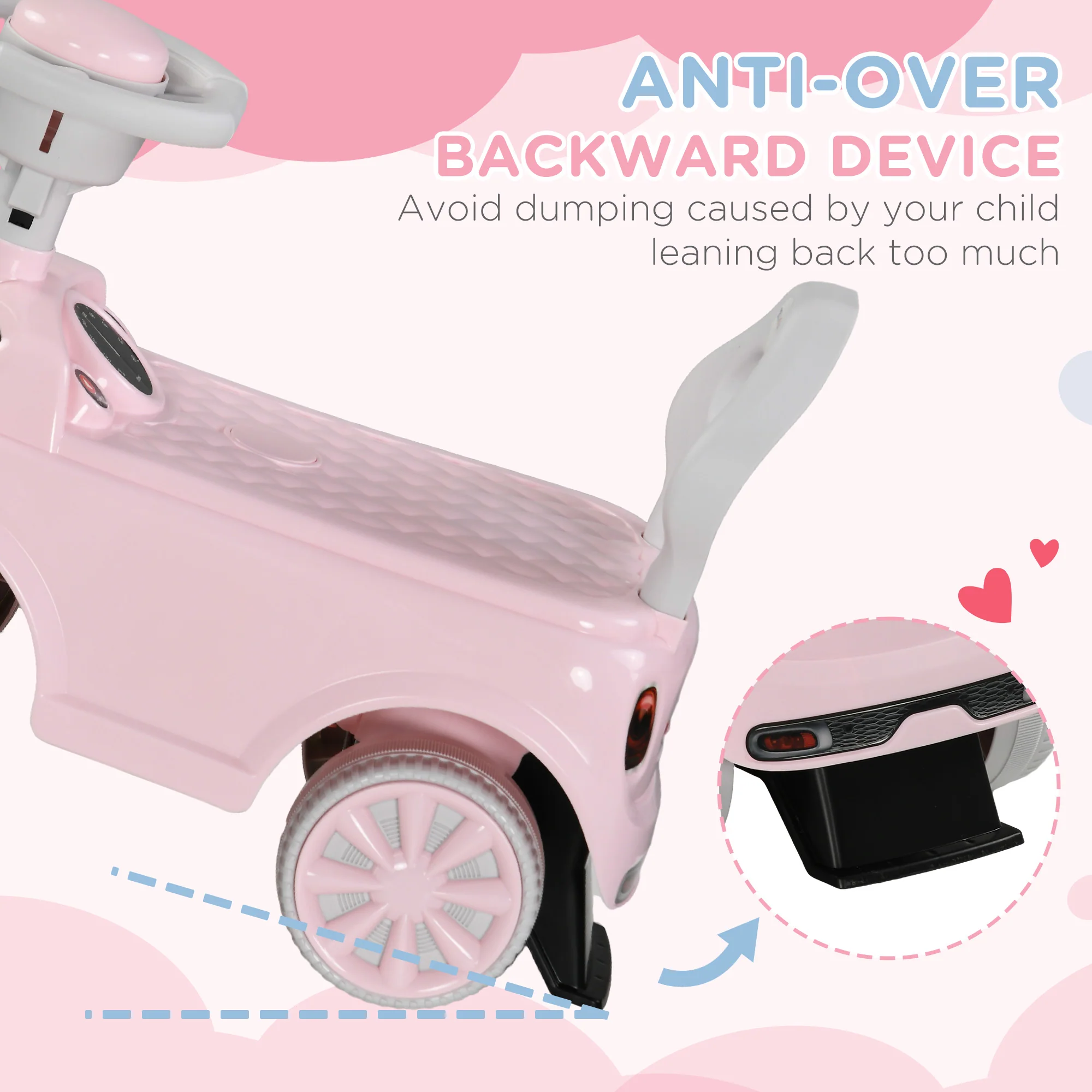 Toddler Foot-to-Floor Ride-On Sliding Car Toy - Image 5