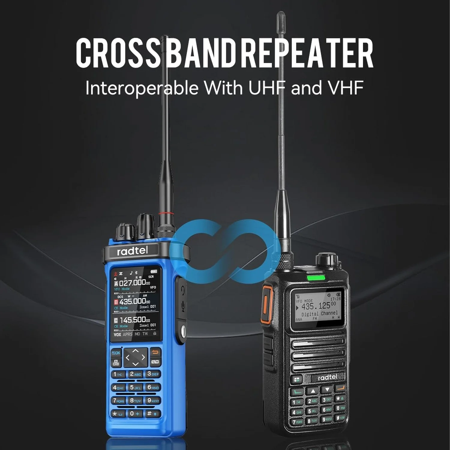 Radtel RT-950 PRO Handheld 10W Ham Radio with GPS/APRS Functionality - Image 4