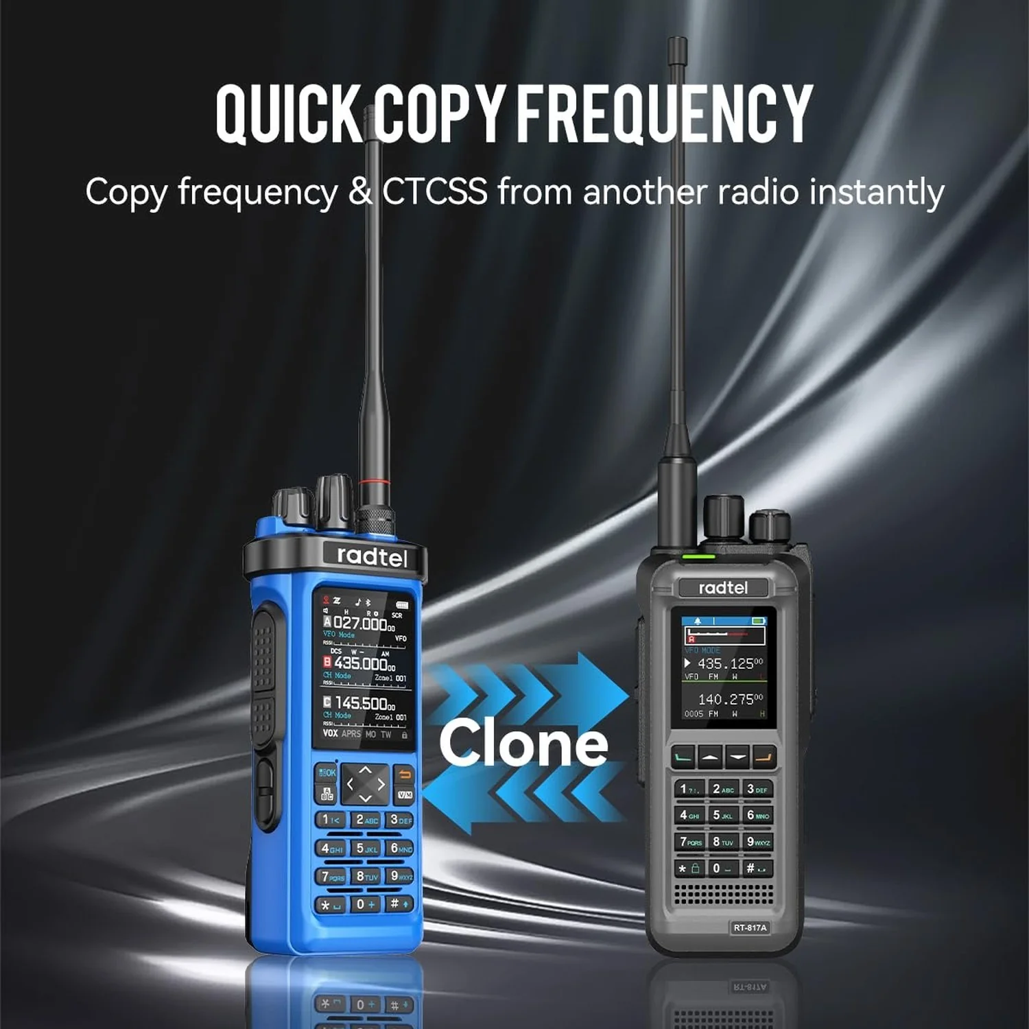 Radtel RT-950 PRO Handheld 10W Ham Radio with GPS/APRS Functionality - Image 5