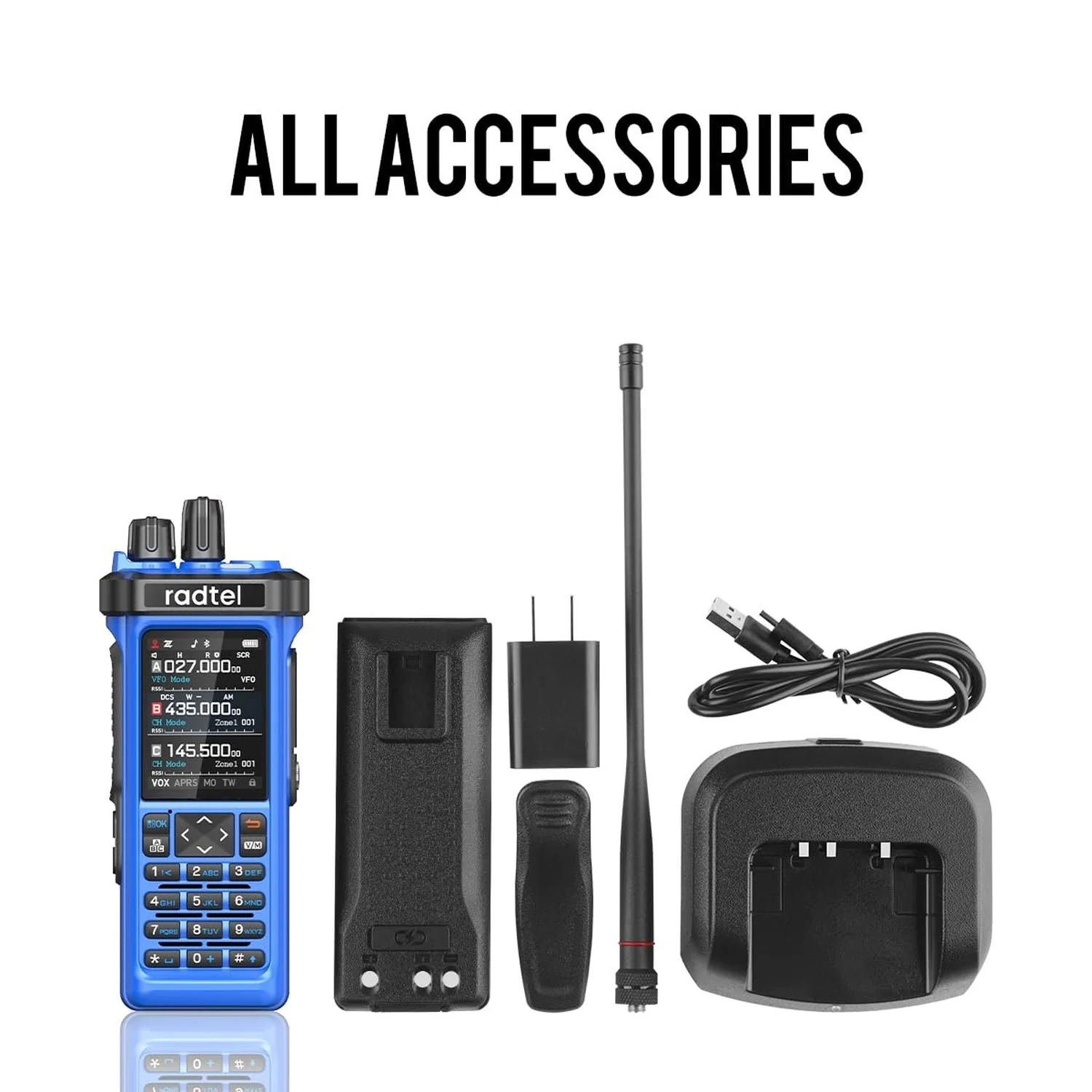 Radtel RT-950 PRO Handheld 10W Ham Radio with GPS/APRS Functionality - Image 8
