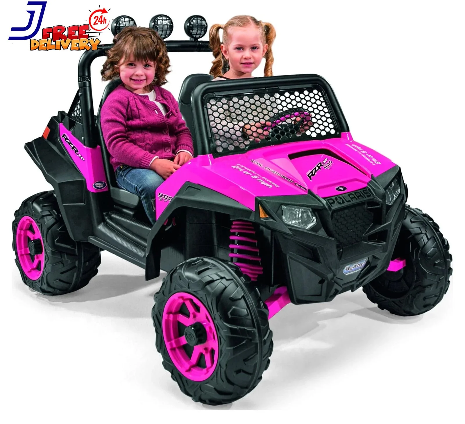 12-Volt Red Ranger RZR 900 Battery-Powered Ride-On Vehicle - Image 10