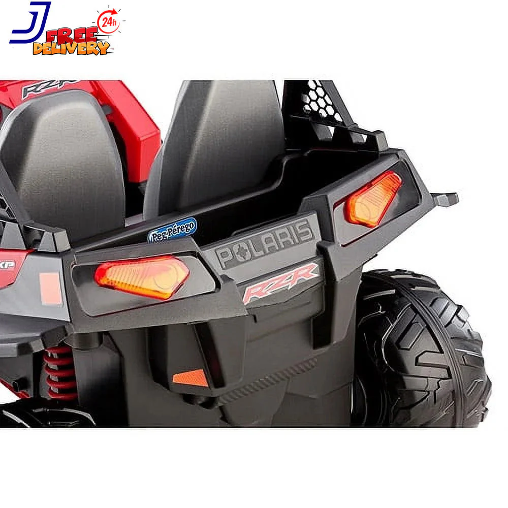 12-Volt Red Ranger RZR 900 Battery-Powered Ride-On Vehicle - Image 8