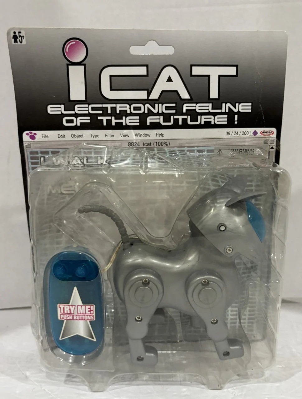 S.R.M iCAT Vintage Electronic Walking Cat Toy - Rare Find - Image 4