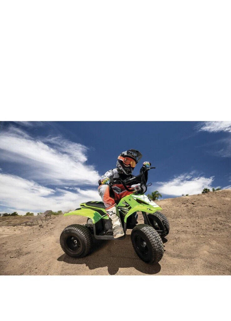 24V Dirt Quad SX McGrath Powered Ride-On Vehicle in Green - Image 2
