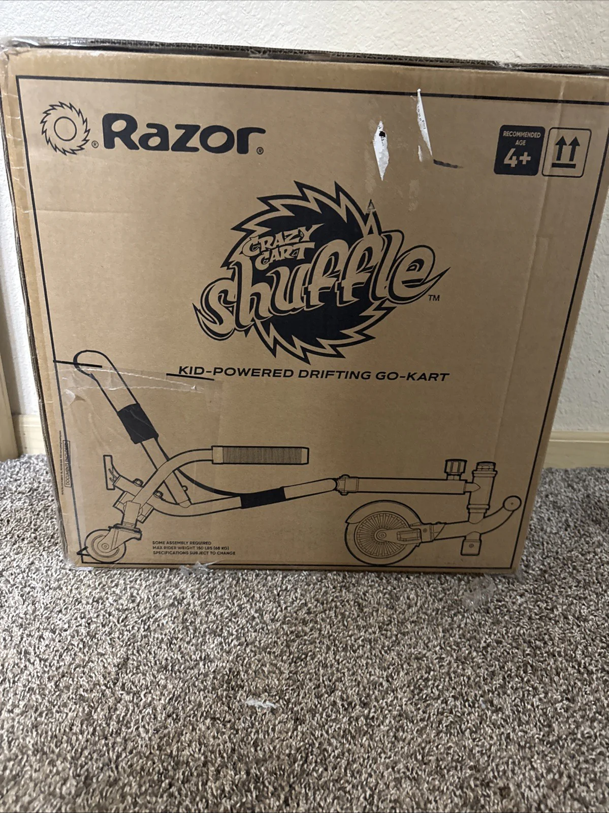 Razor Crazy Cart Shuffle Go-Kart New In Box Unopened - Image 2