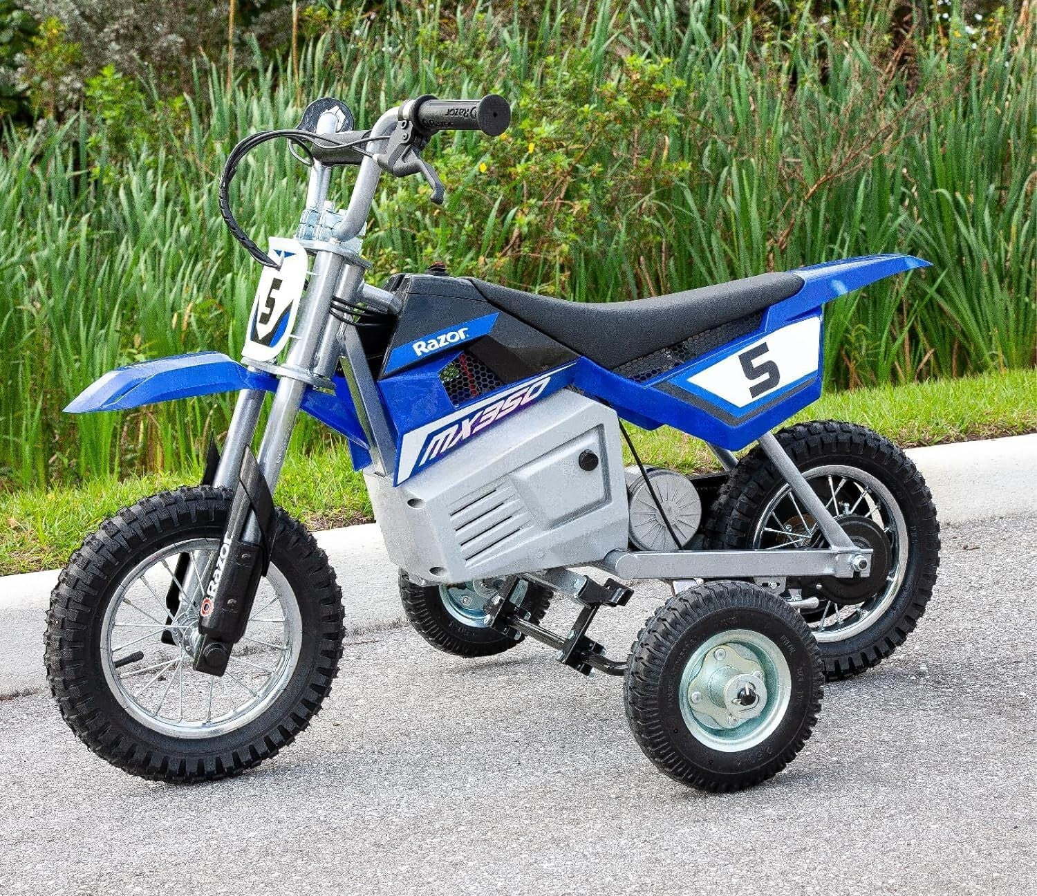 Electric Adjustable Training Motorcycle with Wheels for Beginner Riders - Image 11