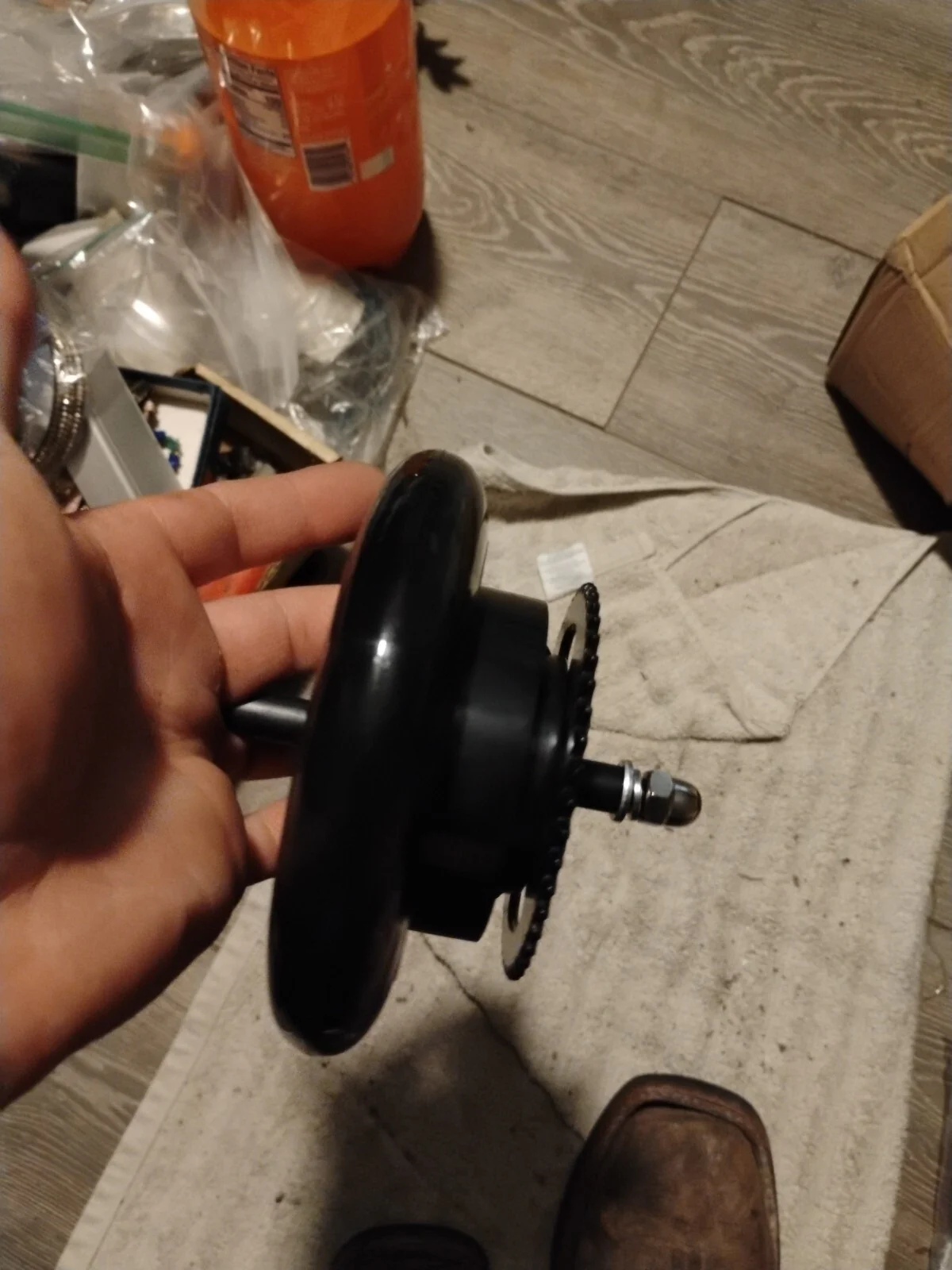 Scooter E90 V1+ Rear Complete Chain-Driven Wheel Replacement - Image 2