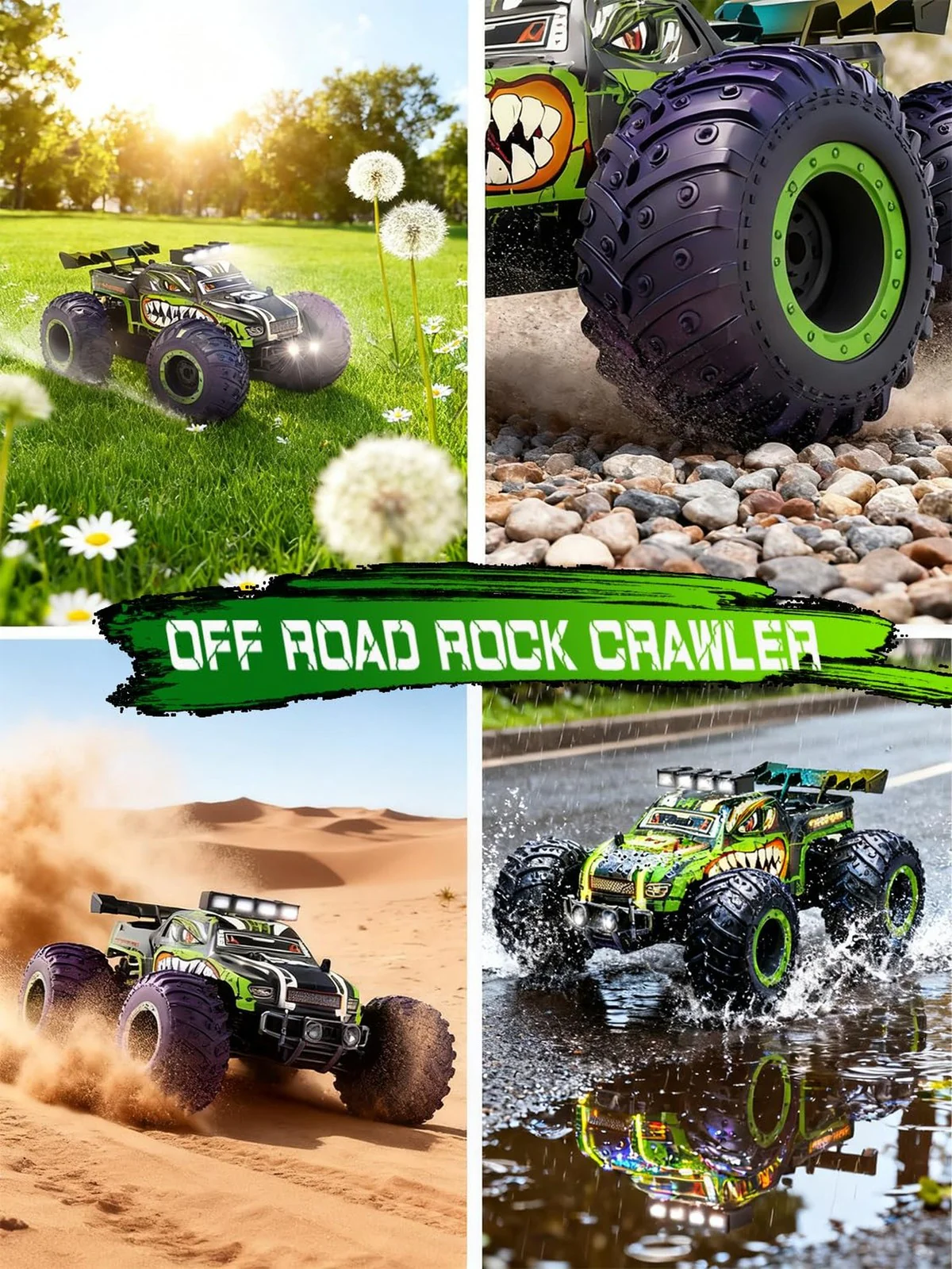 High-Speed Remote Control Monster Truck for Boys Ages 4-12, 20km/h - Image 2