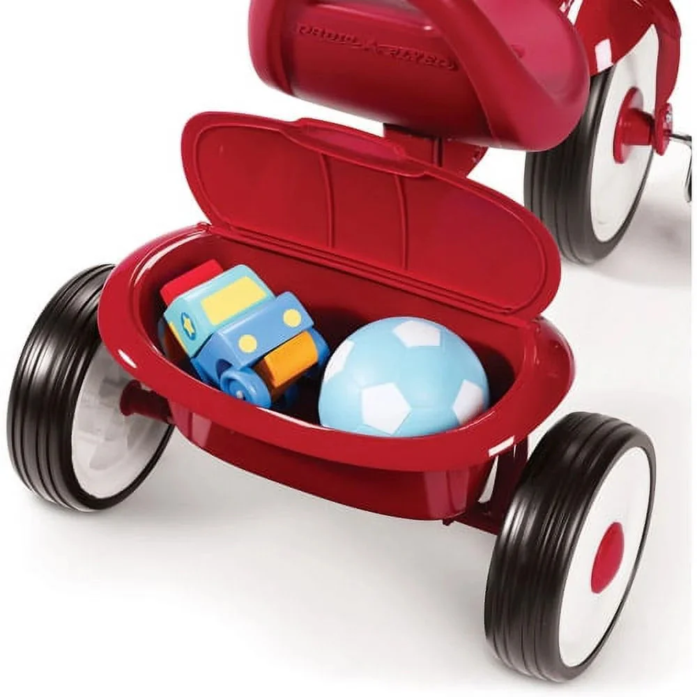 Ready-to-Ride Foldable Red Toddler Tricycle Fully Assembled - Image 7