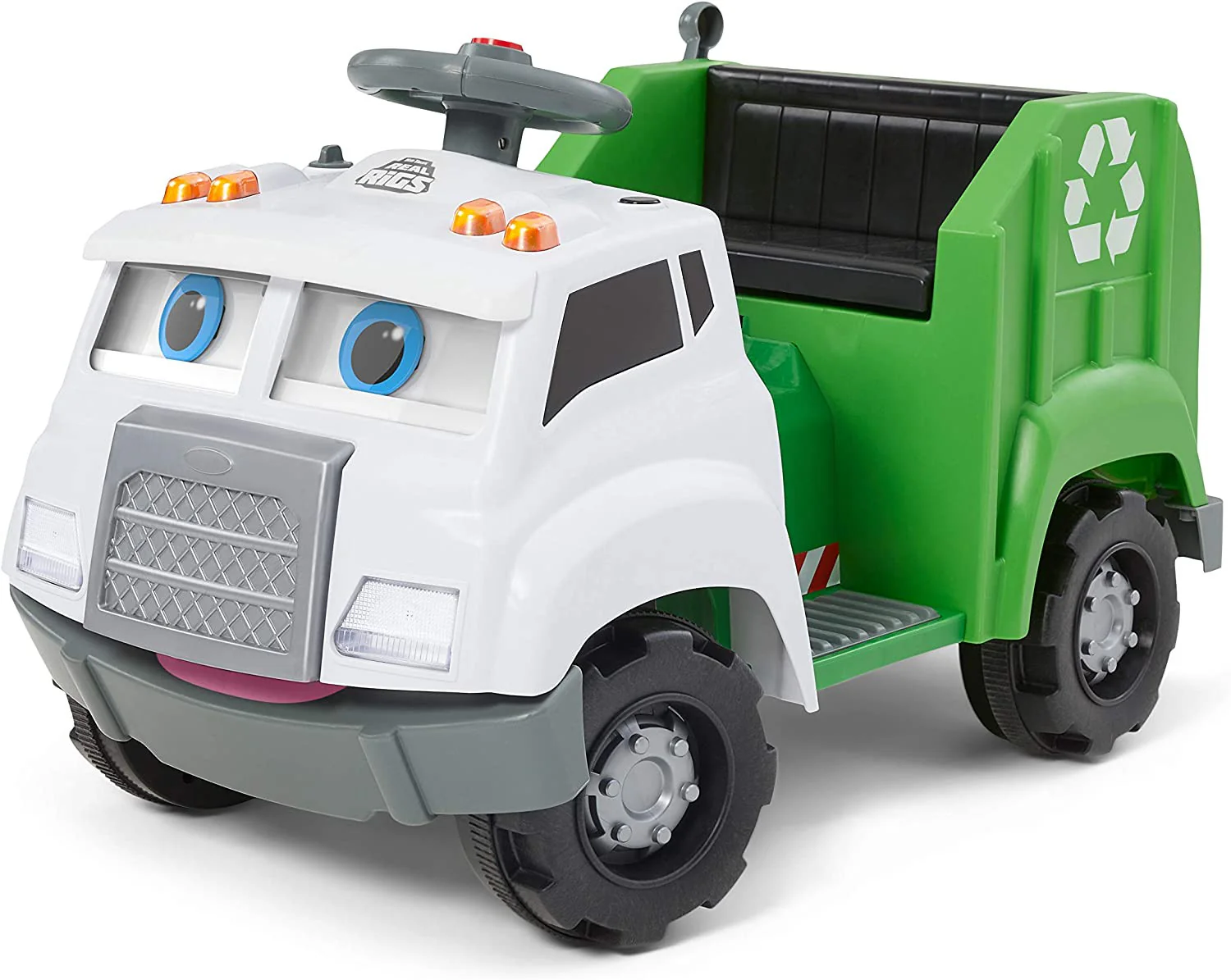Interactive Toddler Recycling Ride-On Truck Toy for Kids Ages 1.5 to 4 Years