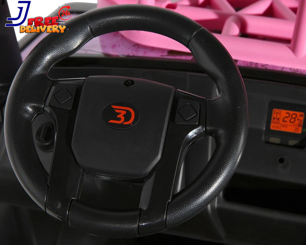 24-Volt Girls Ride-On Toy Vehicle for Children Ages 3 and Up - Image 2
