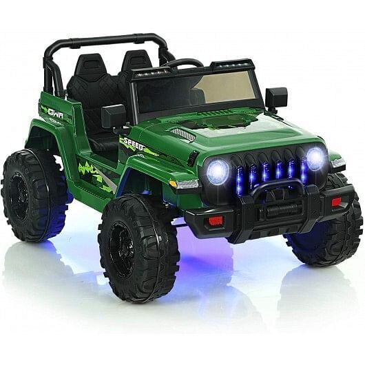 Red 12V Kids Ride-on Jeep Car with Remote Control - Image 6
