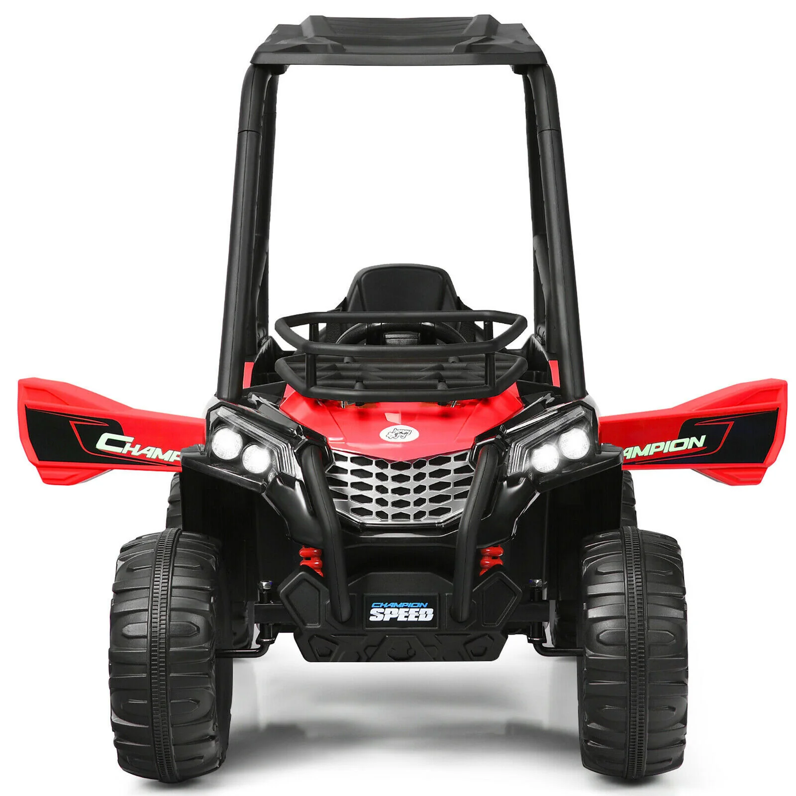 Red 12V UTV Truck Ride-On Car for Kids with Remote Control and Music MP3 - Image 5