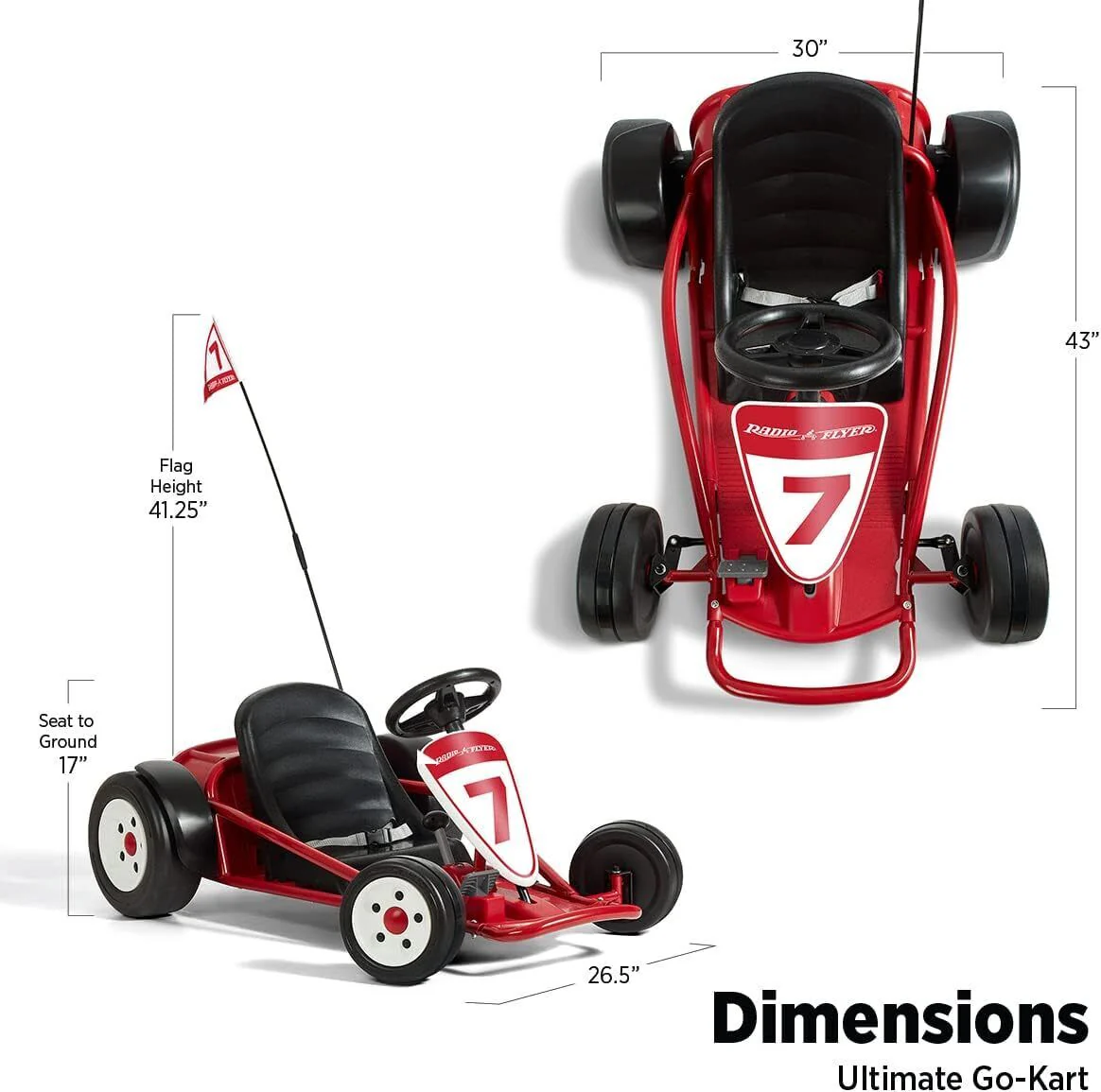 Red 24 Volt Outdoor Go-Kart for Kids Ages 3-8: The Perfect Ride-On Toy! - Image 3