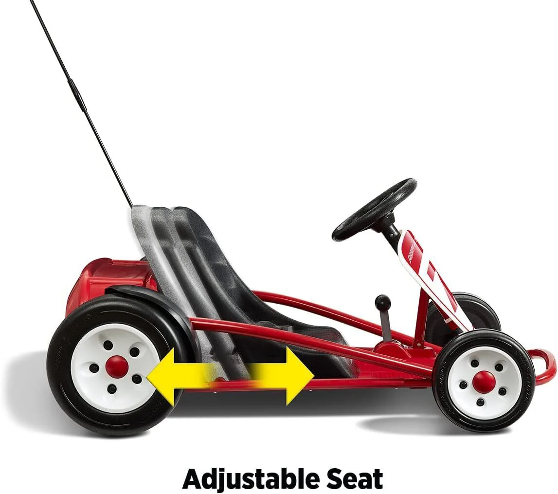 Red 24 Volt Outdoor Go-Kart for Kids Ages 3-8: The Perfect Ride-On Toy! - Image 6