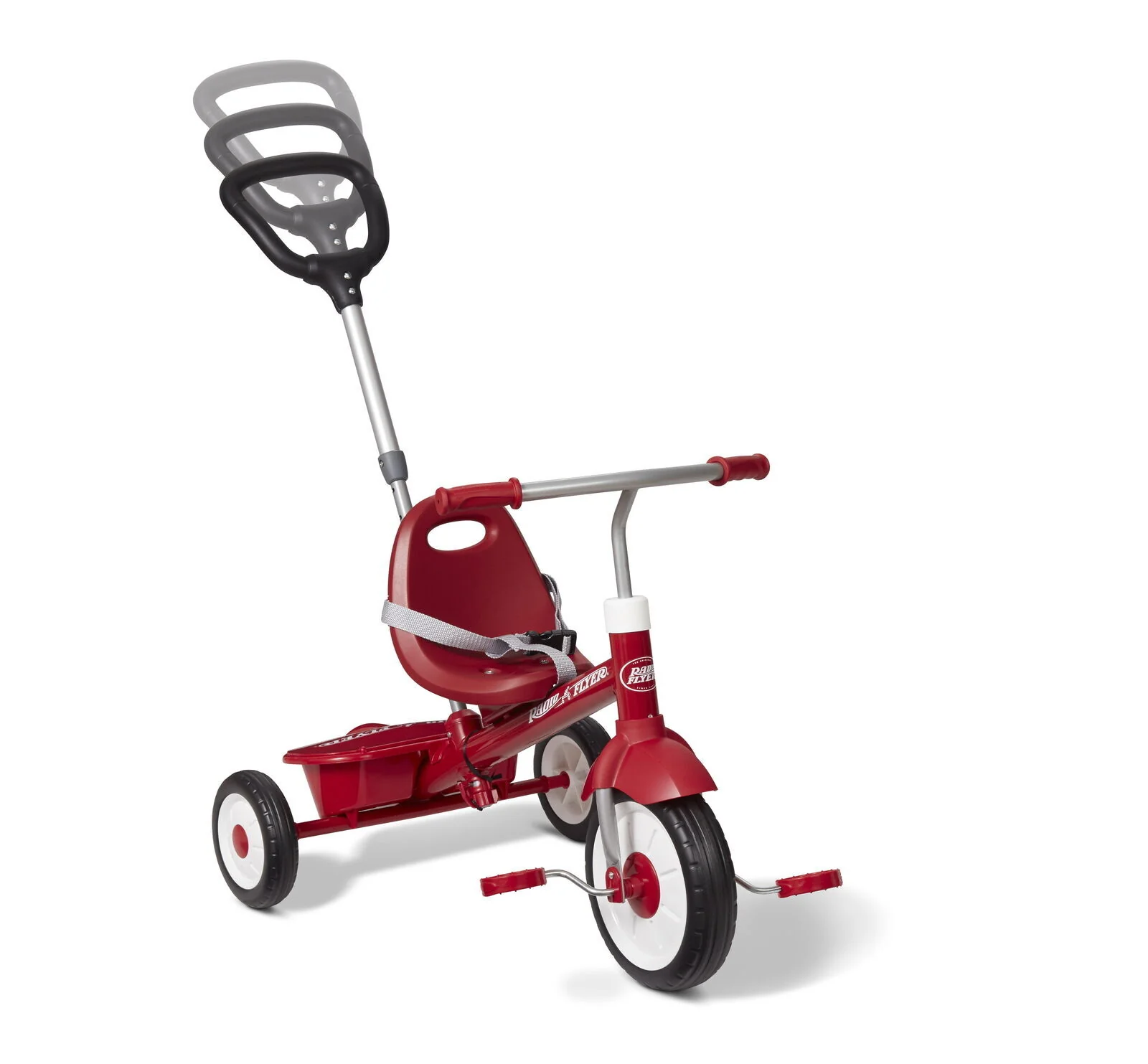 Red 3-in-1 Stroll 'n' Trike Kids Bike with Adjustable Seat and 3-Stage Growth Design - Image 5