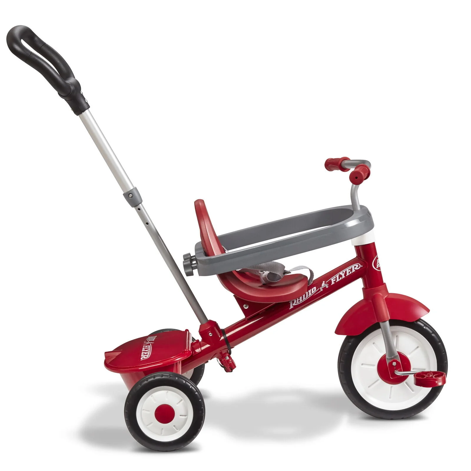 Red 3-in-1 Stroll 'n' Trike Kids Bike with Adjustable Seat and 3-Stage Growth Design - Image 7