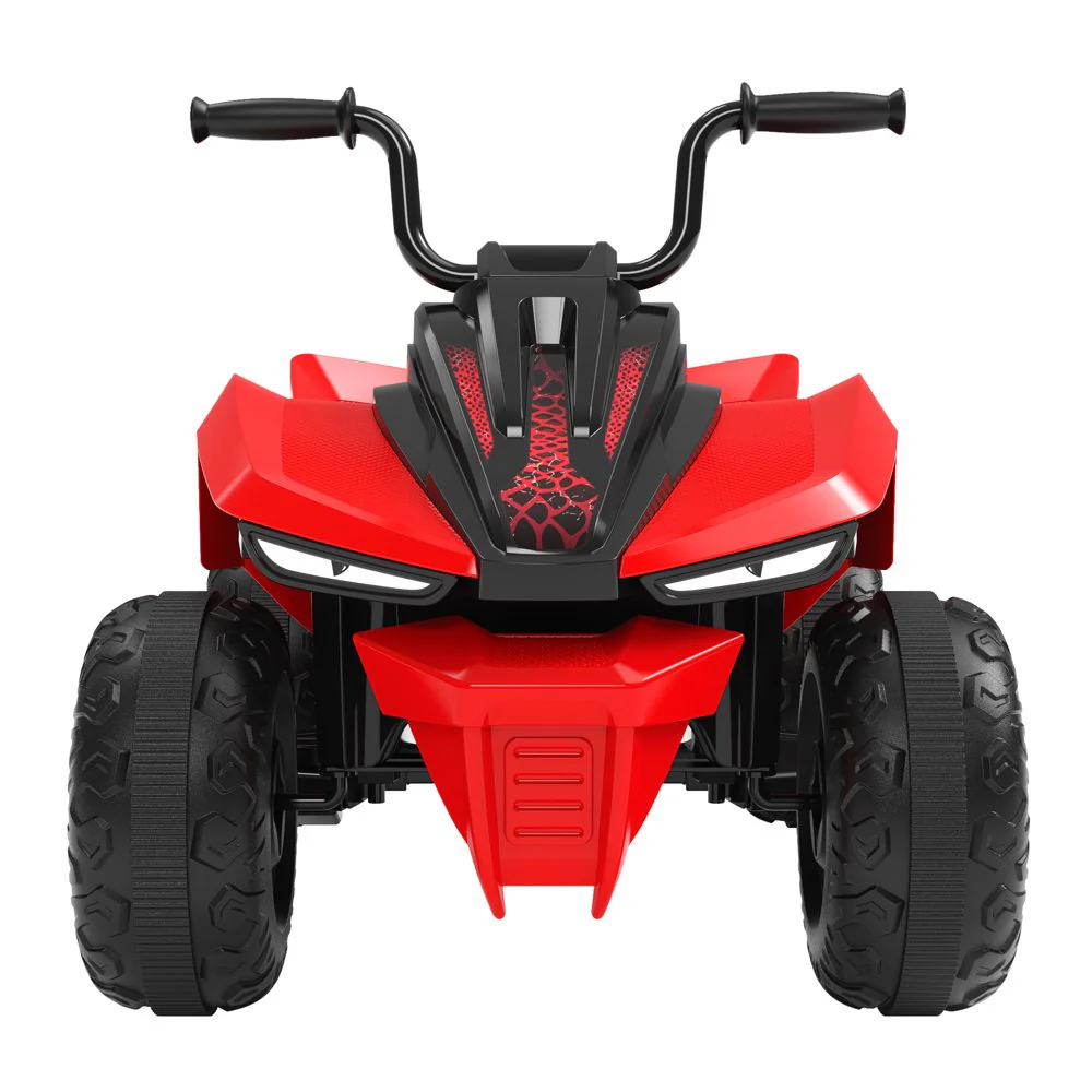 Red 6V Battery-Powered Kids ATV Racer for All-Terrain Adventures - Image 6
