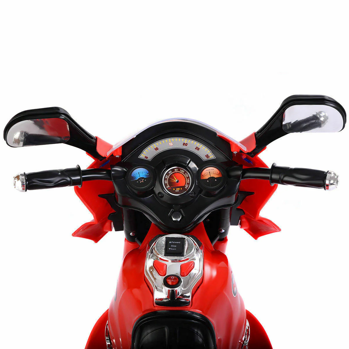 Red 6V Electric Ride-On Motorcycle for Kids - Babyjoy 3 Wheel Battery-Powered Toy - Image 5