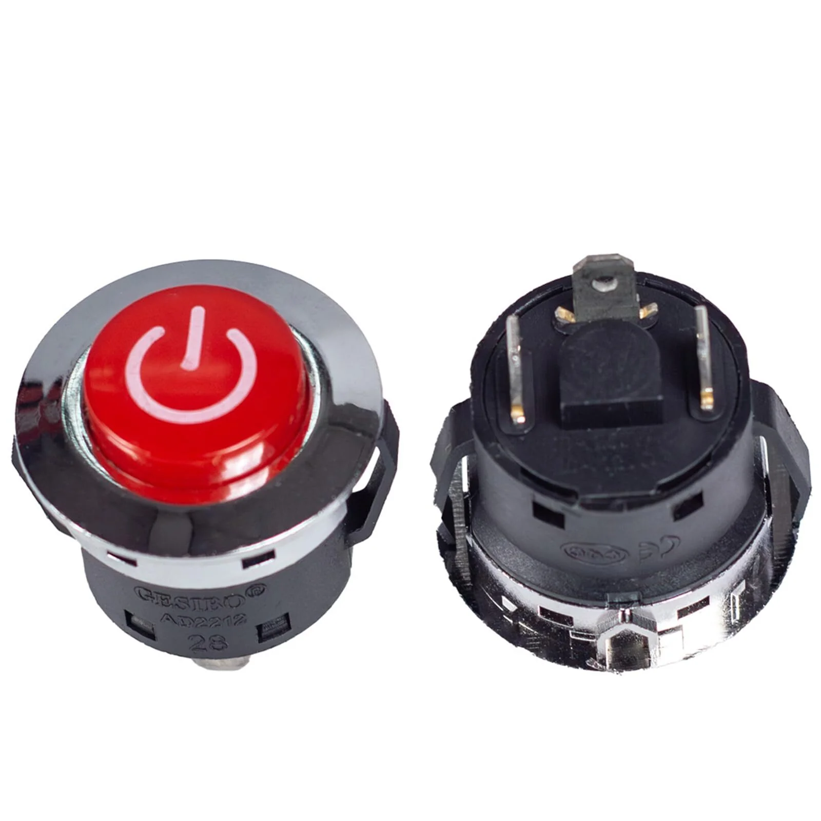 Red Power Button Replacement Start Switch for Kids Electric Ride-On Car - Image 4